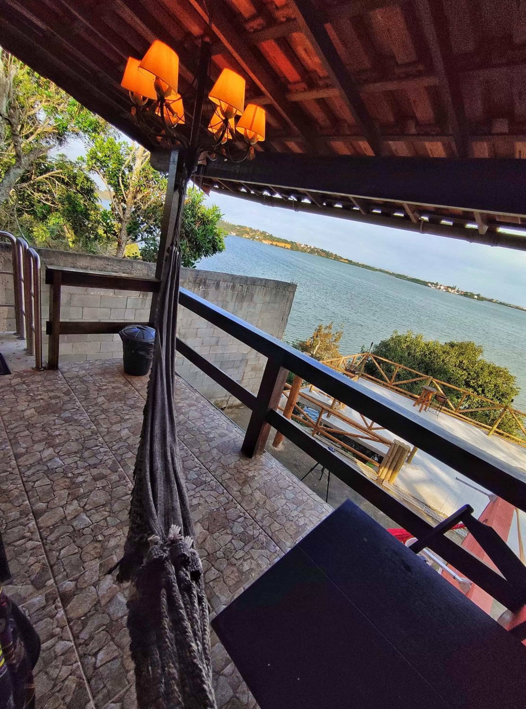 Lake view in Pousada Bela Vista Maricá