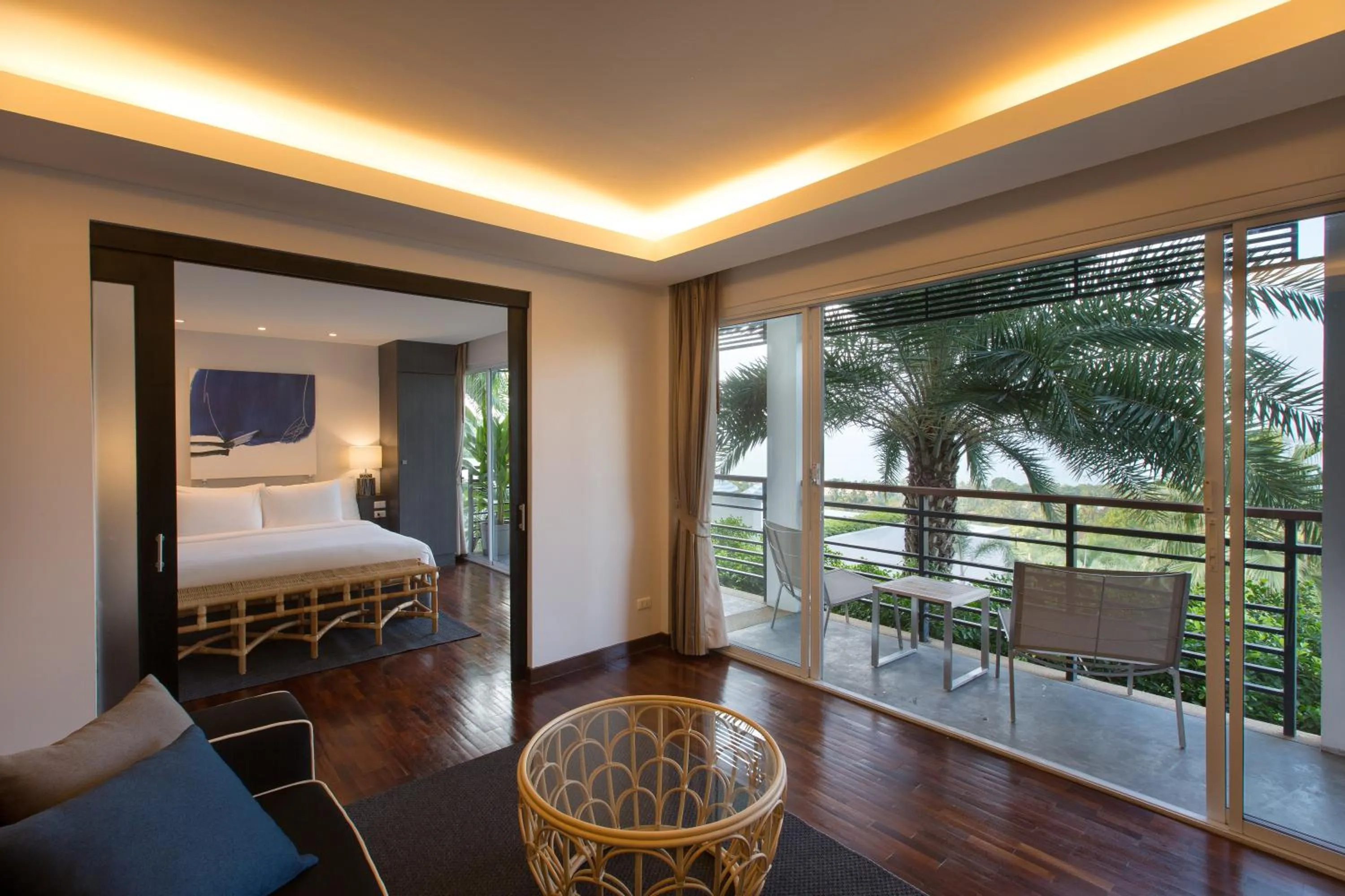 Bed in Mantra Samui Resort - Adults Only