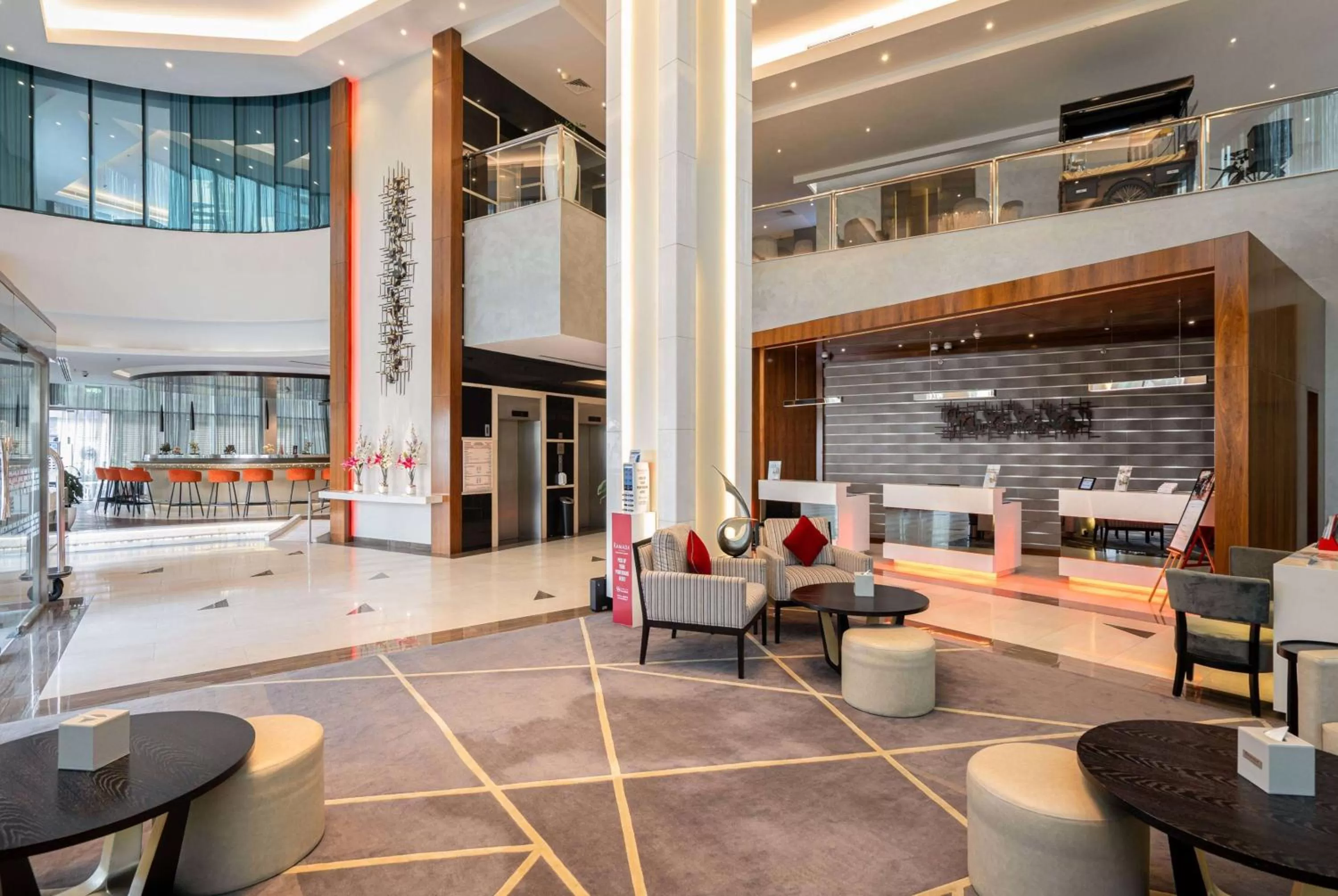 Lobby or reception in Ramada by Wyndham Dubai Barsha Heights