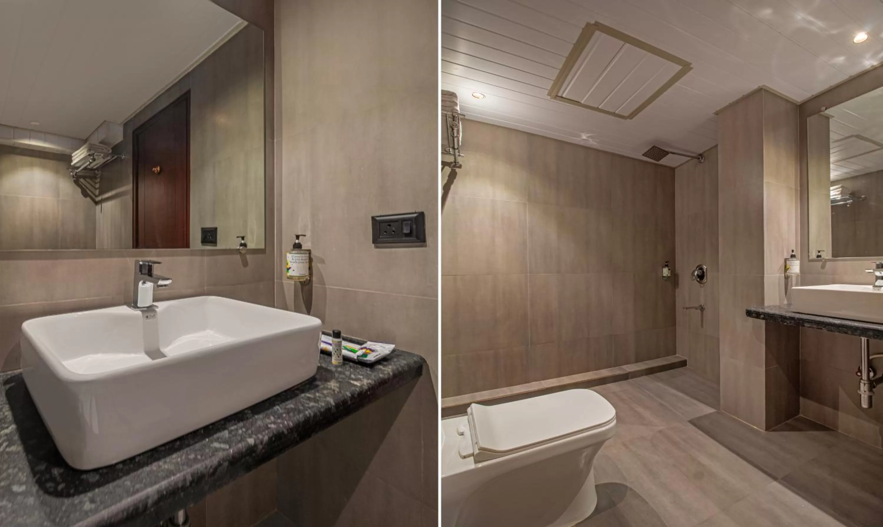 Bathroom in Treebo Regency - Bund Garden, Dhole Patil Road