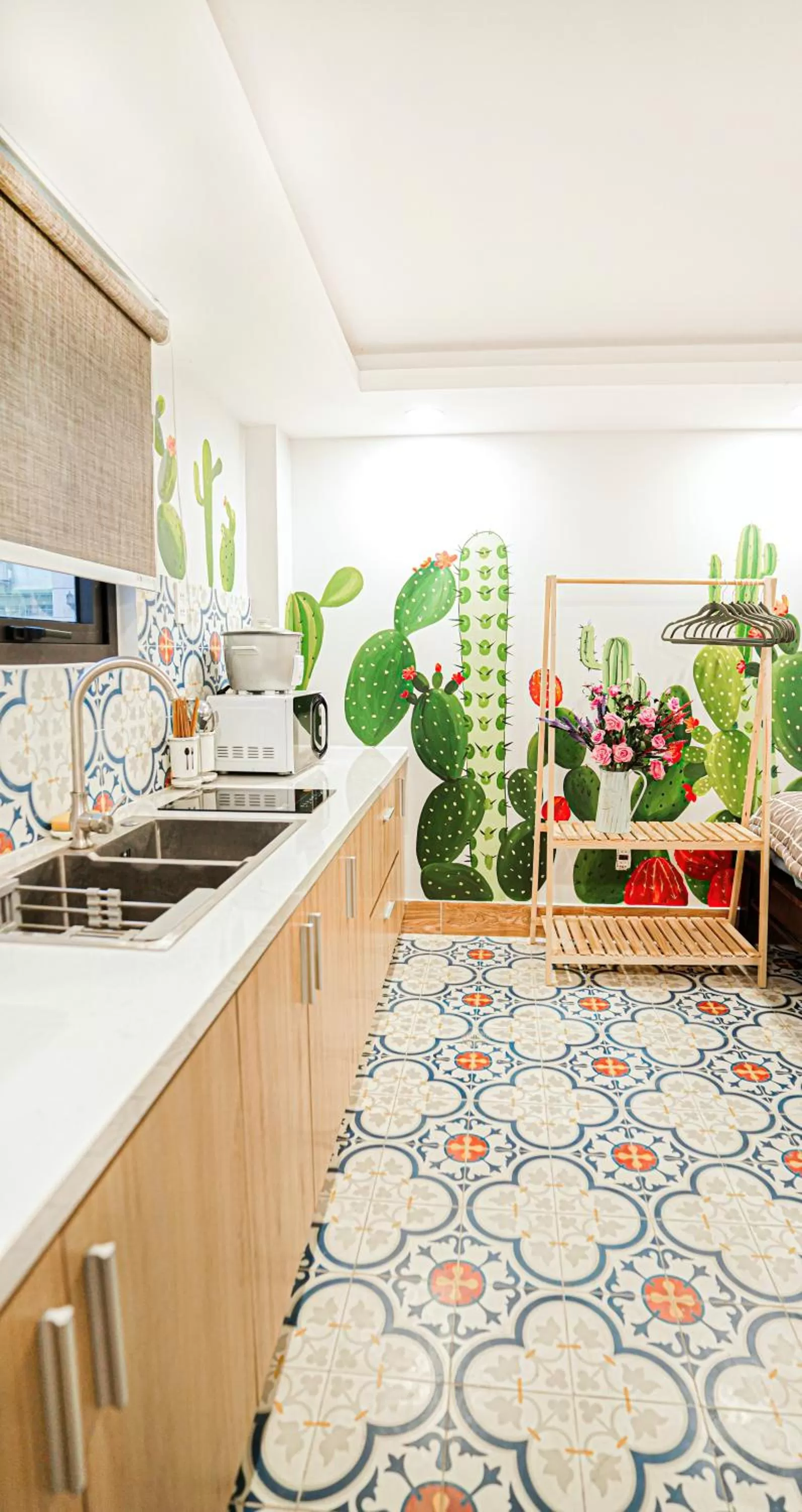 Kitchen or kitchenette in Cherry Apartment - Thao Dien Centre