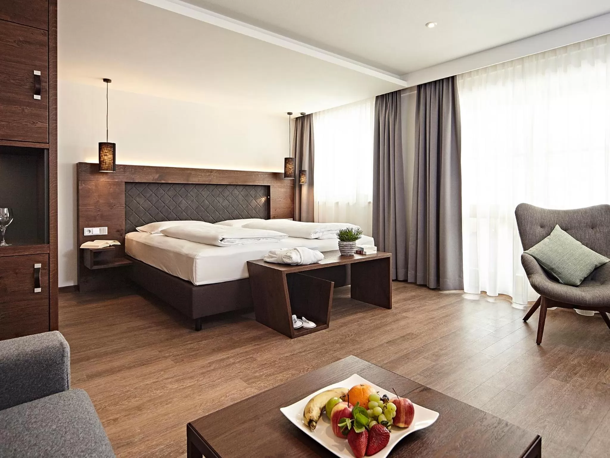 Photo of the whole room, Bed in Hotel Die Krone - Immenstadt-Stein