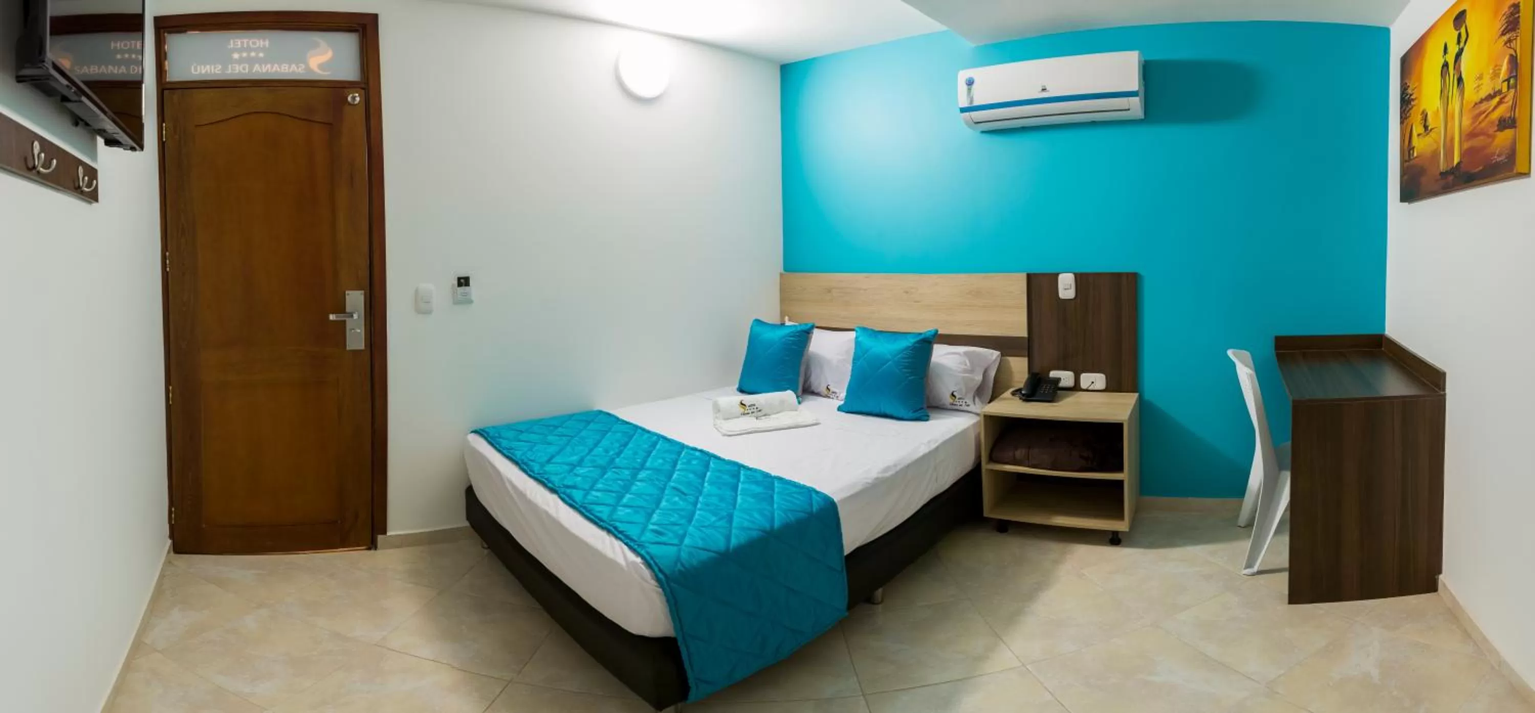 Bed in Hotel Sabana del Sinu