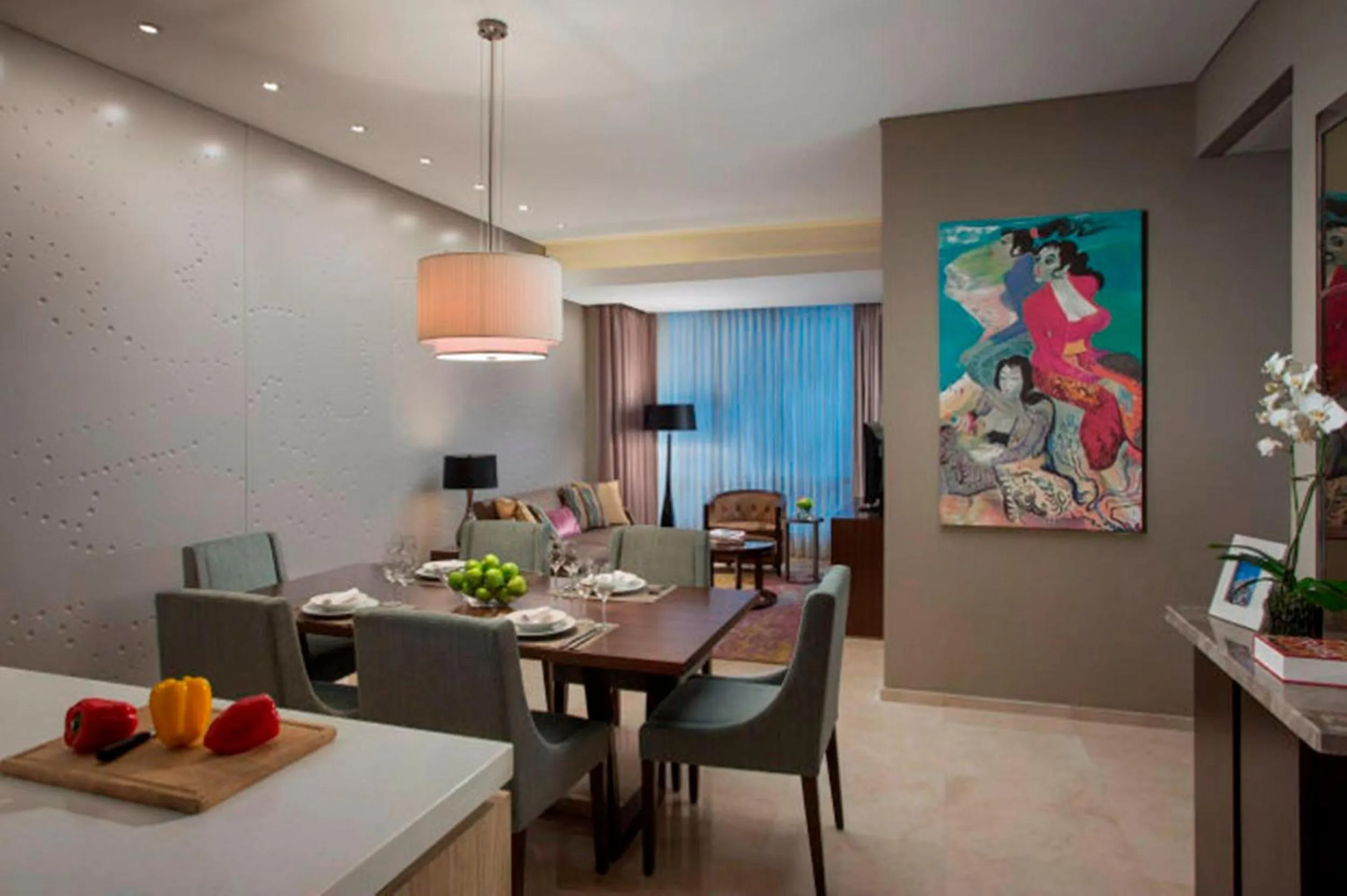 Photo of the whole room in Ascott Kuningan Jakarta