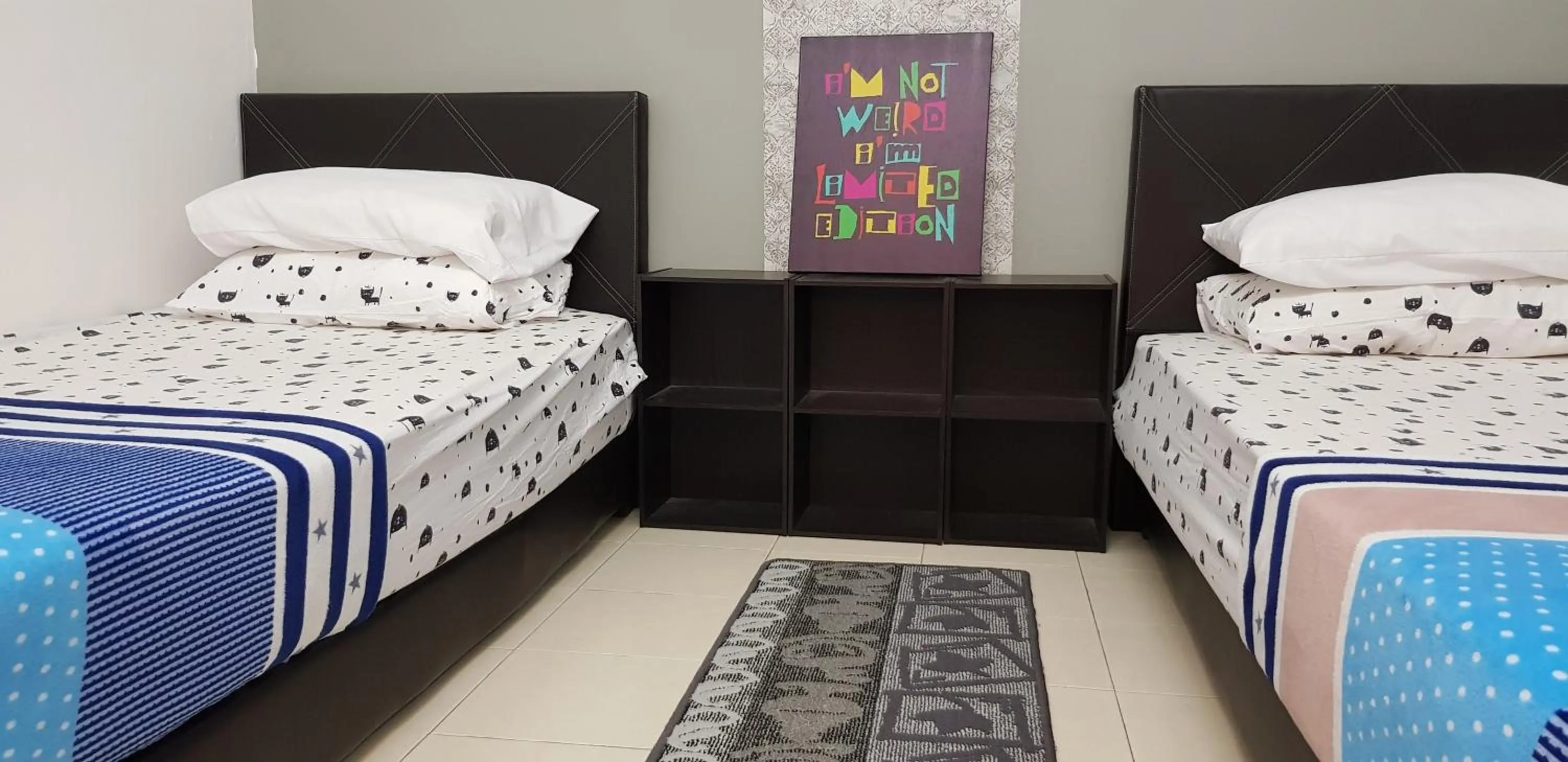 Bed in Fahaz Lumut Homestay