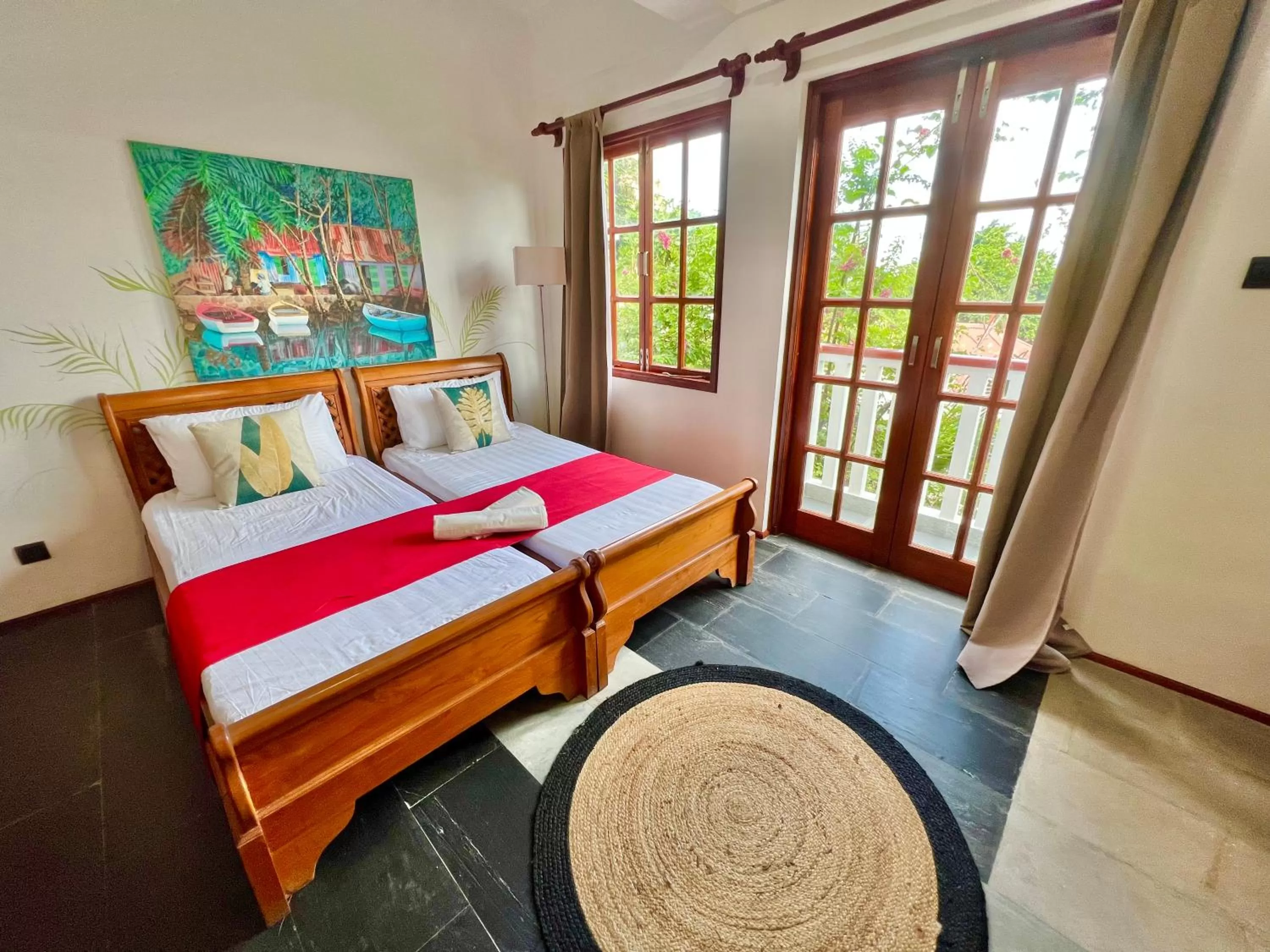 Bed in Hilltop Boutique Hotel