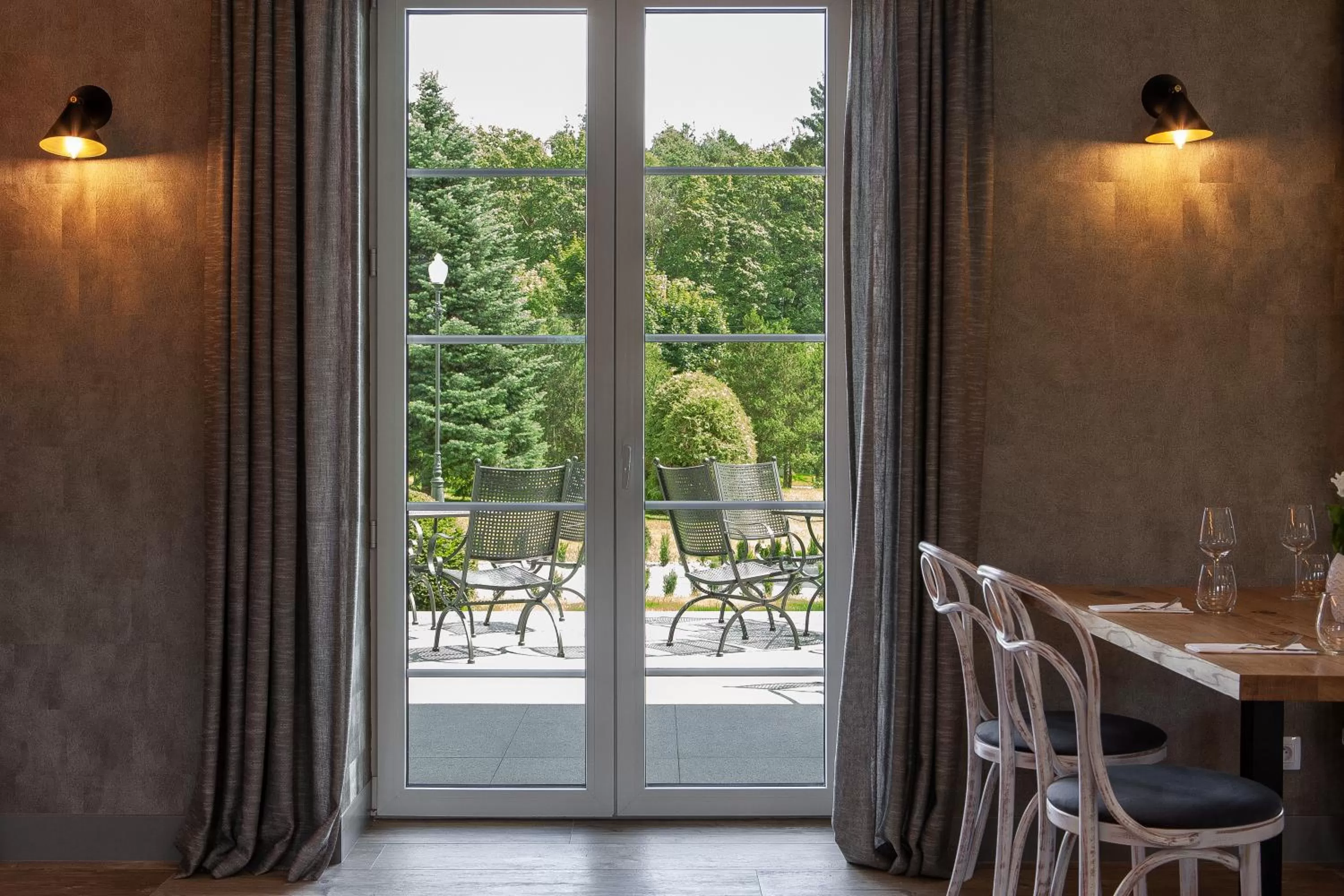 Balcony/Terrace in Leśny Dwór