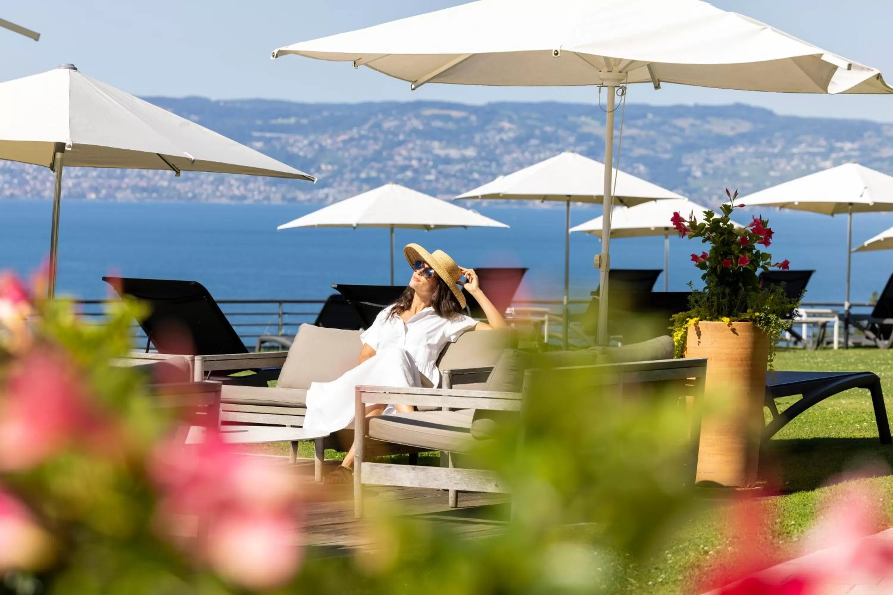 Patio in Hôtel Royal