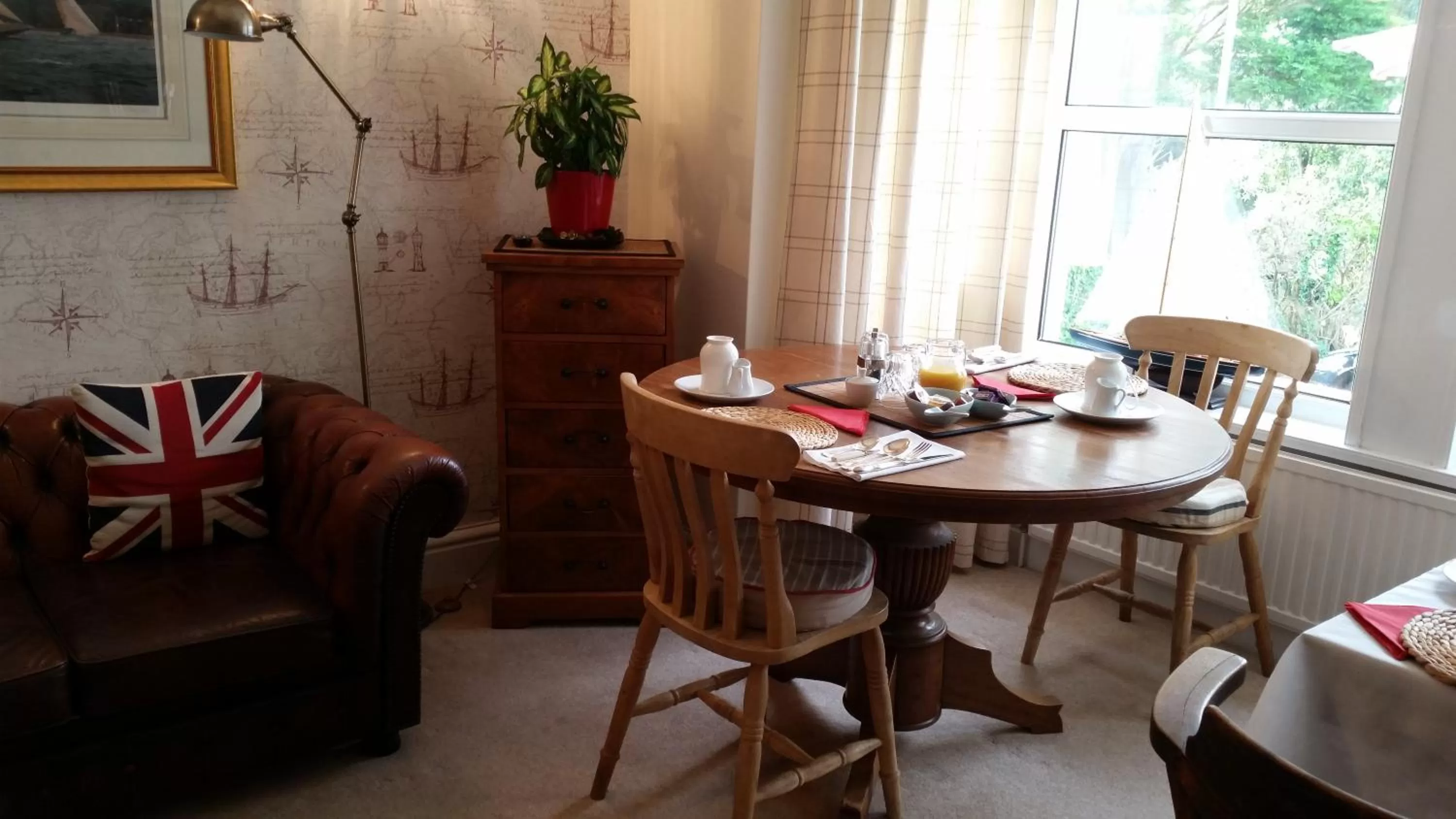 Dining area in Little Orchard House