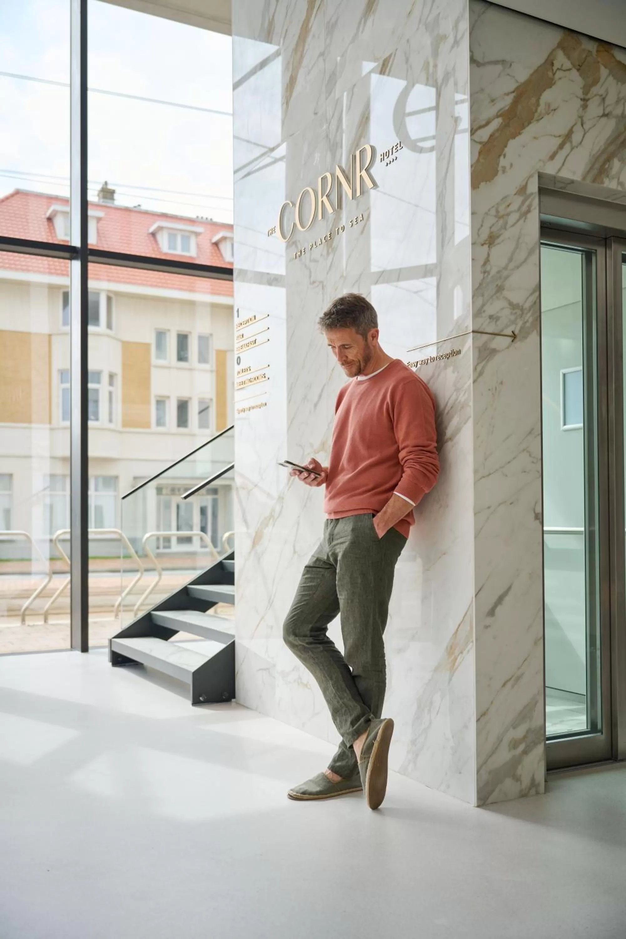 Lobby or reception in The CORNR Hotel