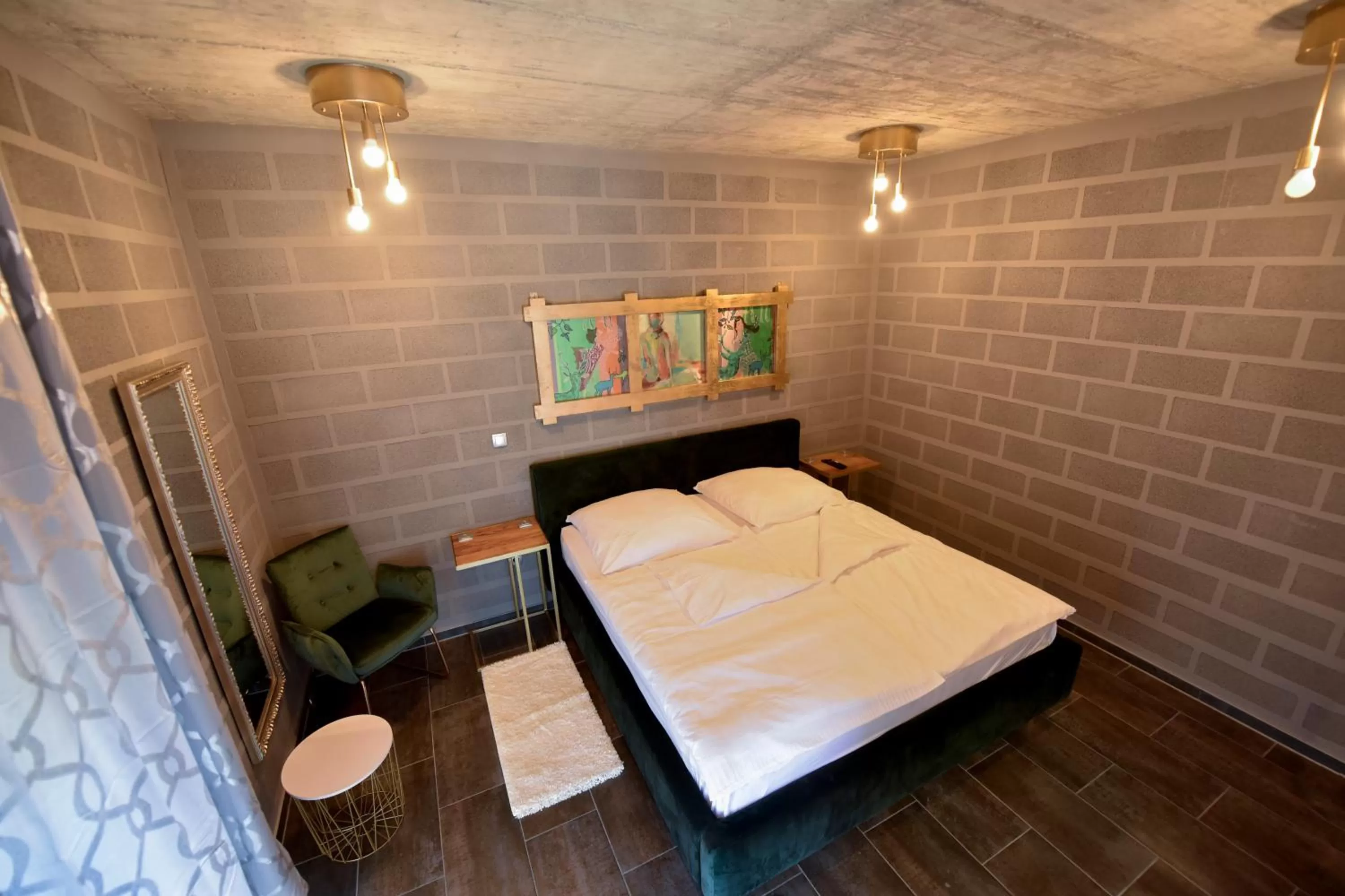 Bed in Apartmani i Bungalovi TROJKA