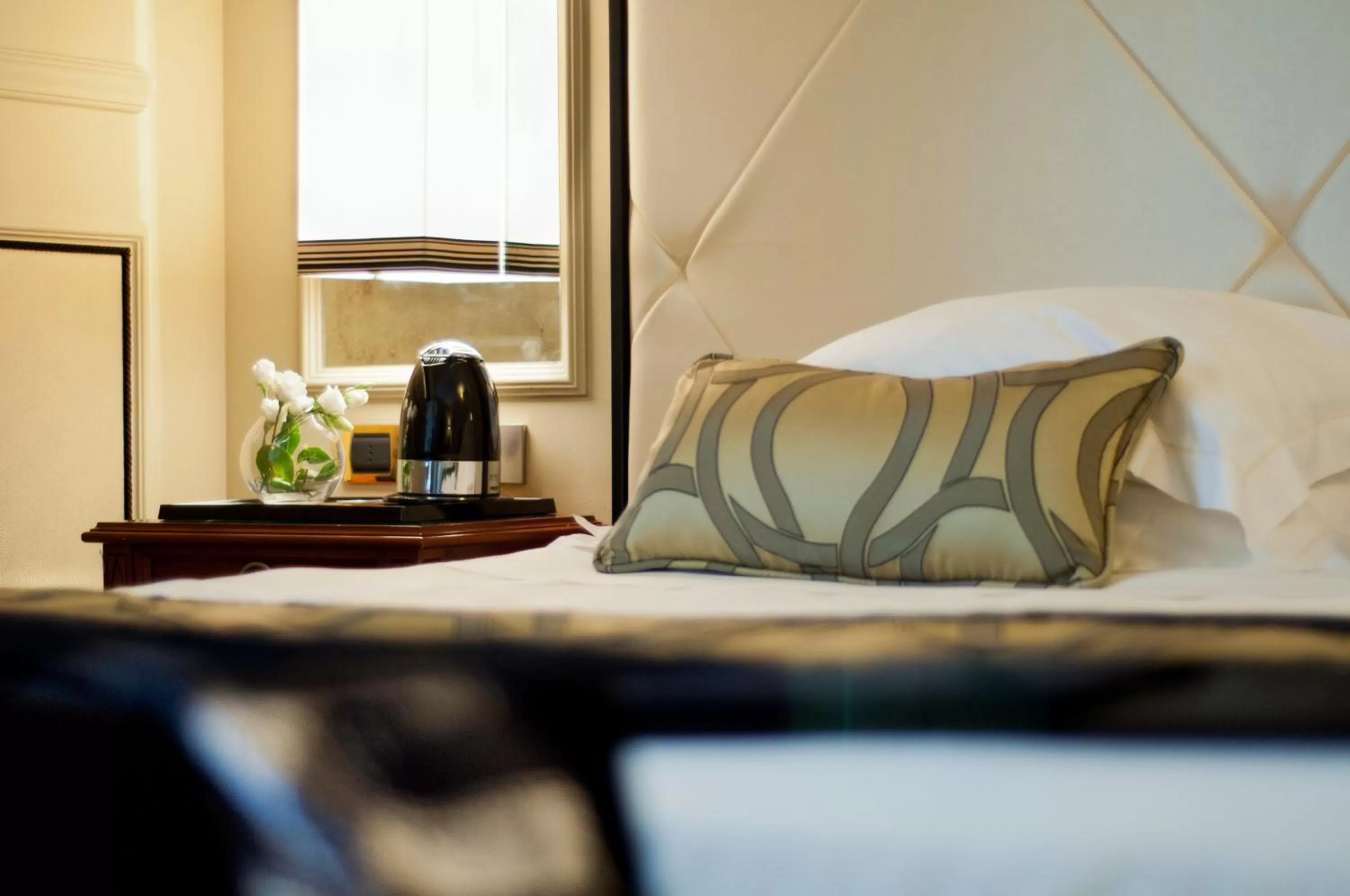 Decorative detail, Bed in Grand Visconti Palace