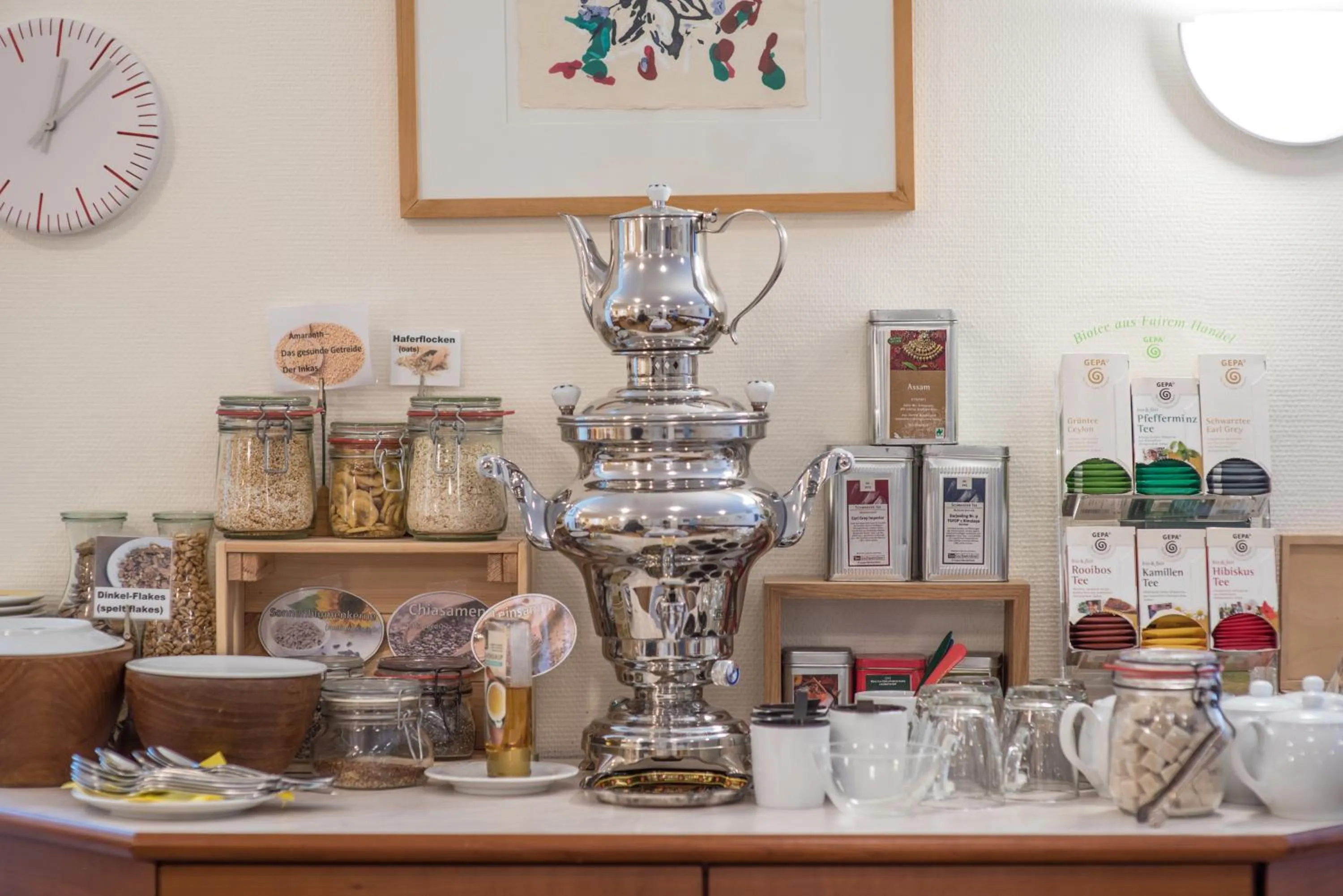 Buffet breakfast in Hotel Aigner