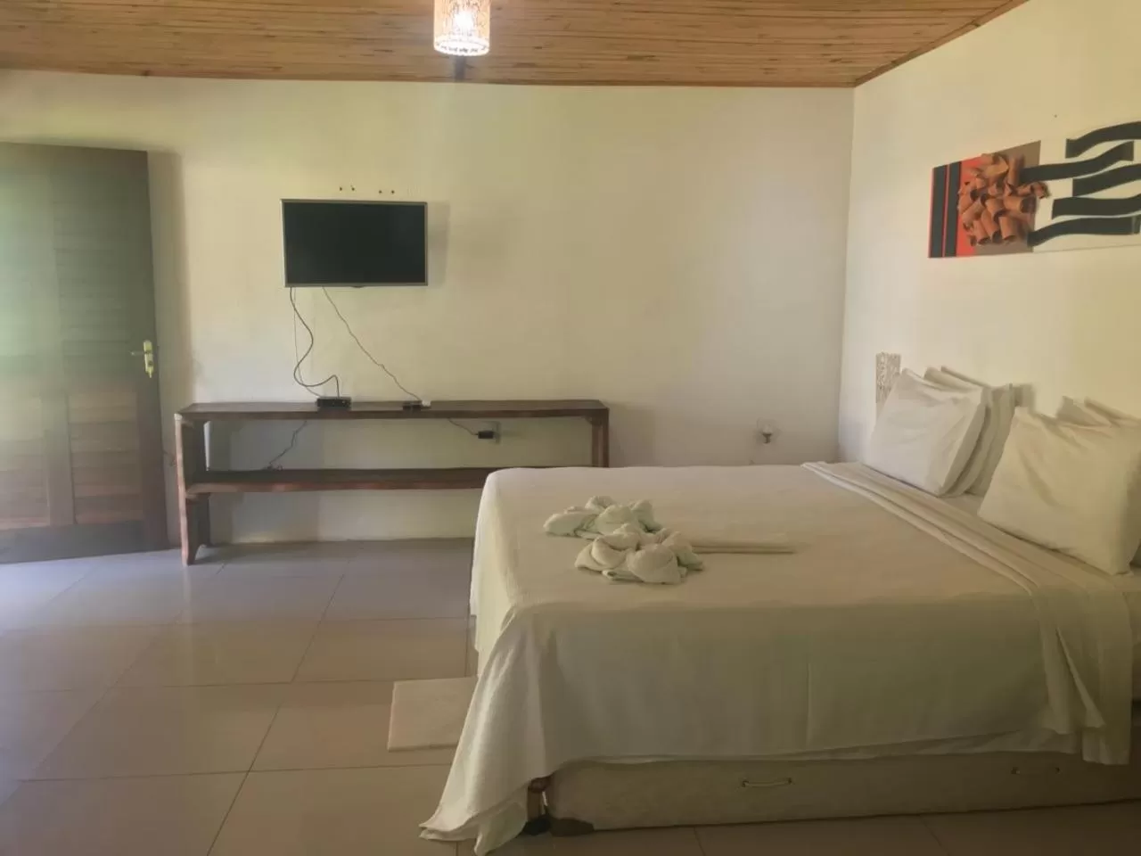 Bed in Pousada e Restaurante Encanto das Águas