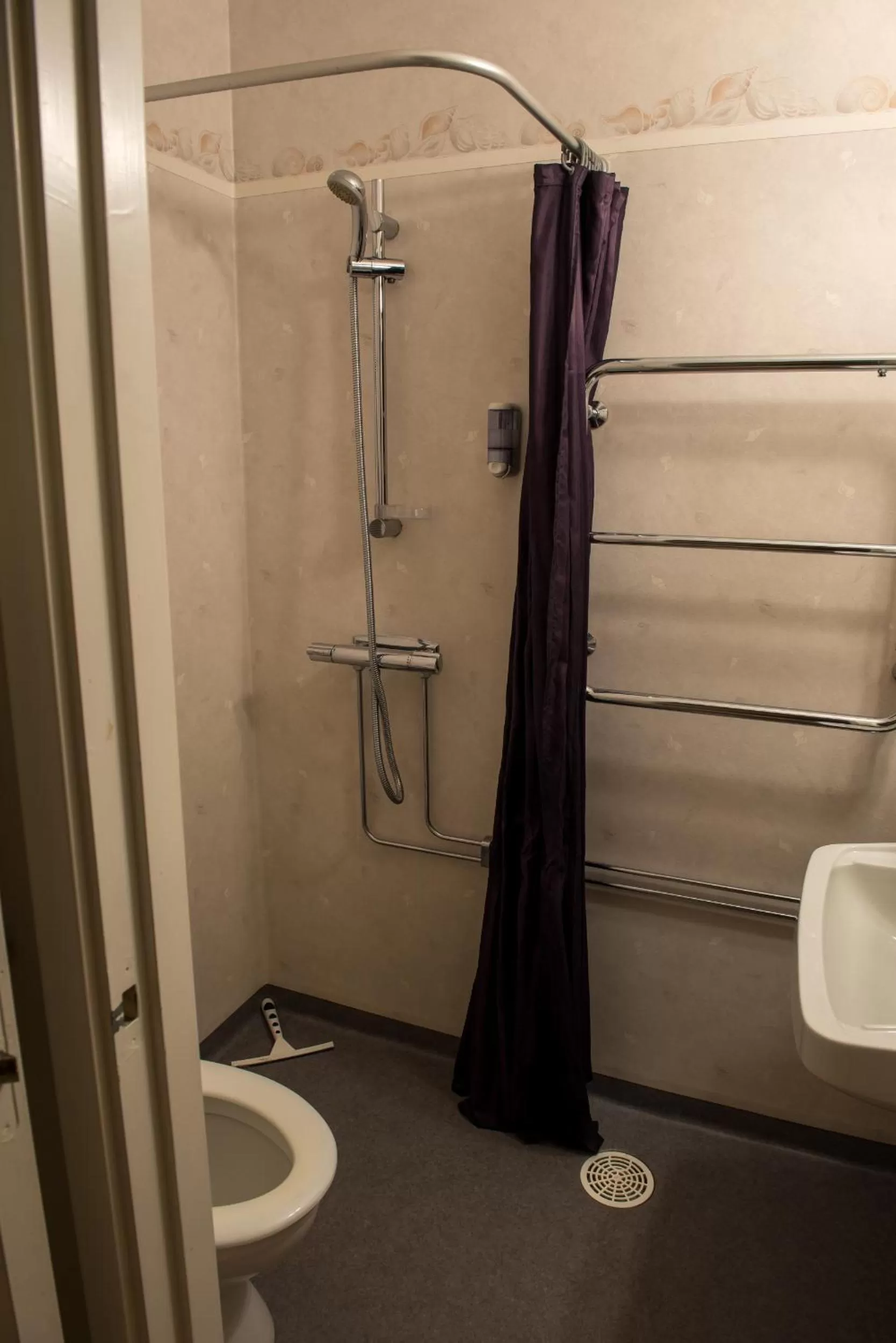 Shower, Bathroom in Nätra Motell