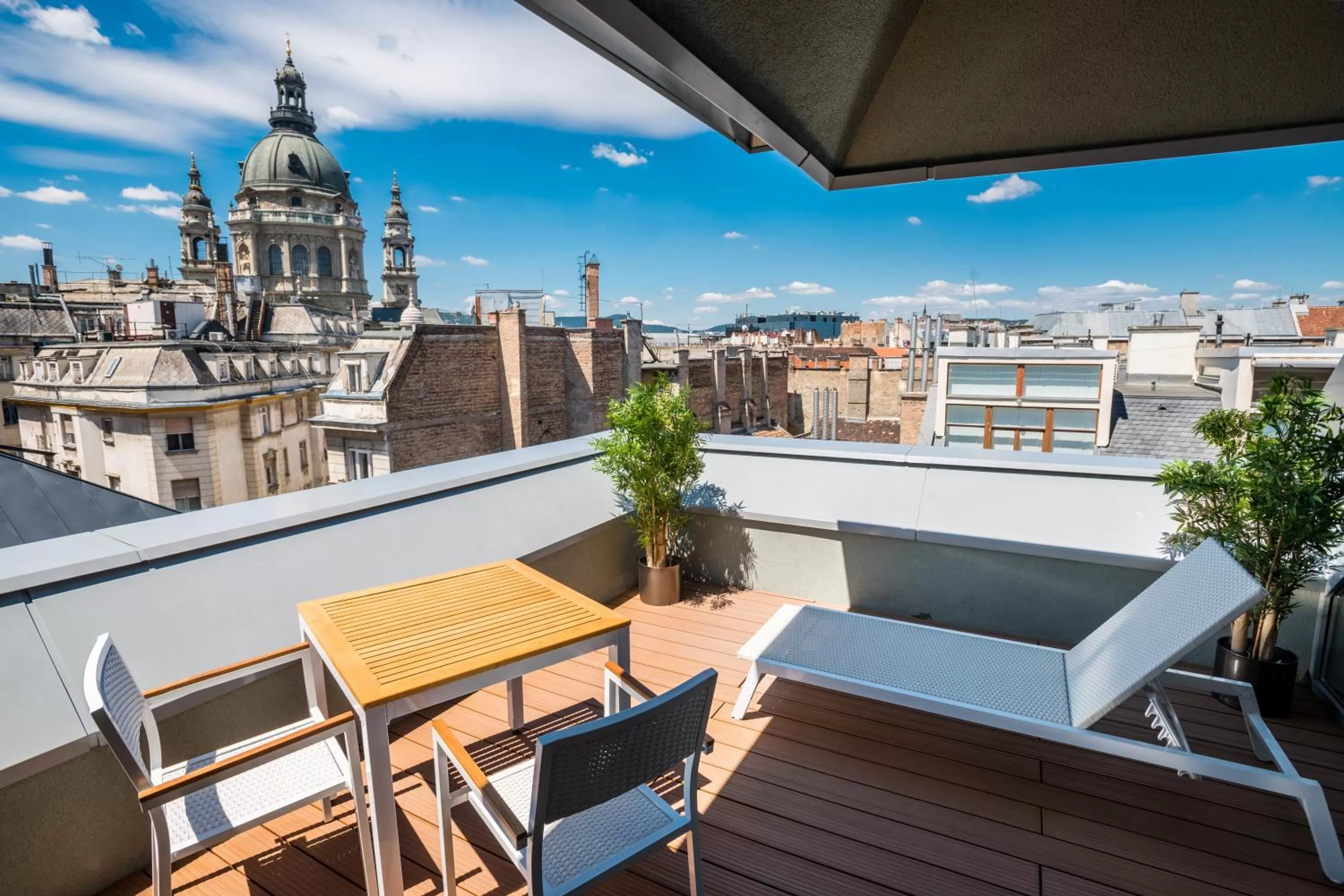 Balcony/Terrace in Hotel Moments Budapest by Continental Group