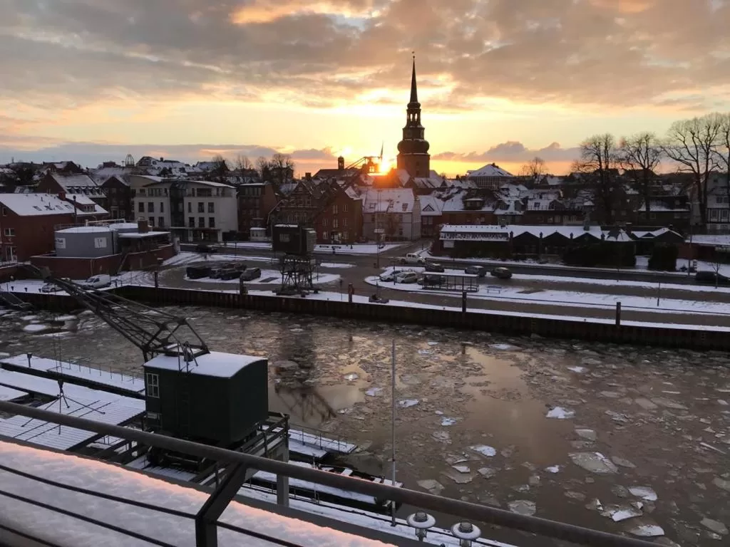 Balcony/Terrace in Hotel Stadthafen Stade