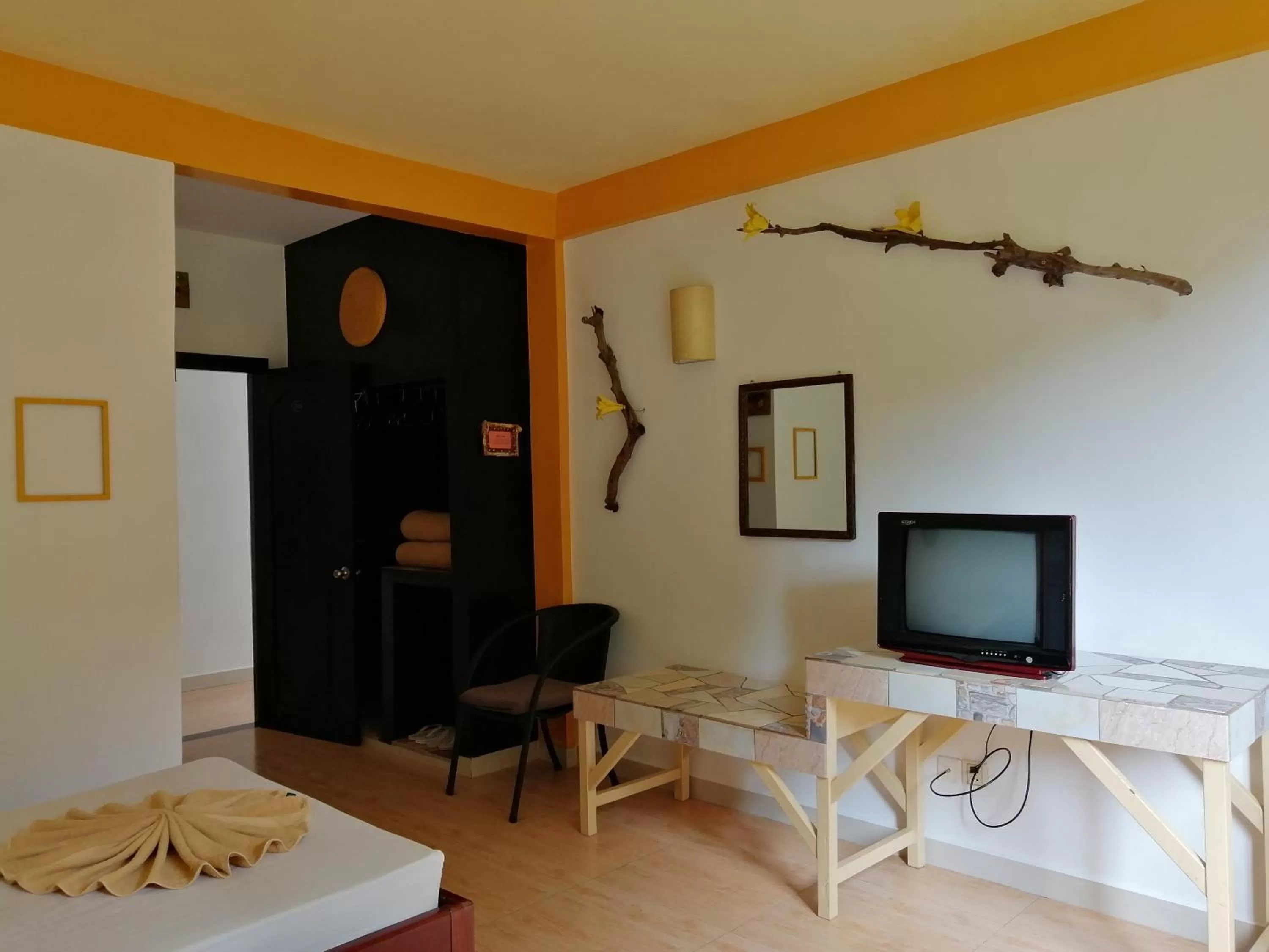 TV/Entertainment Center in Hotel de la Plage