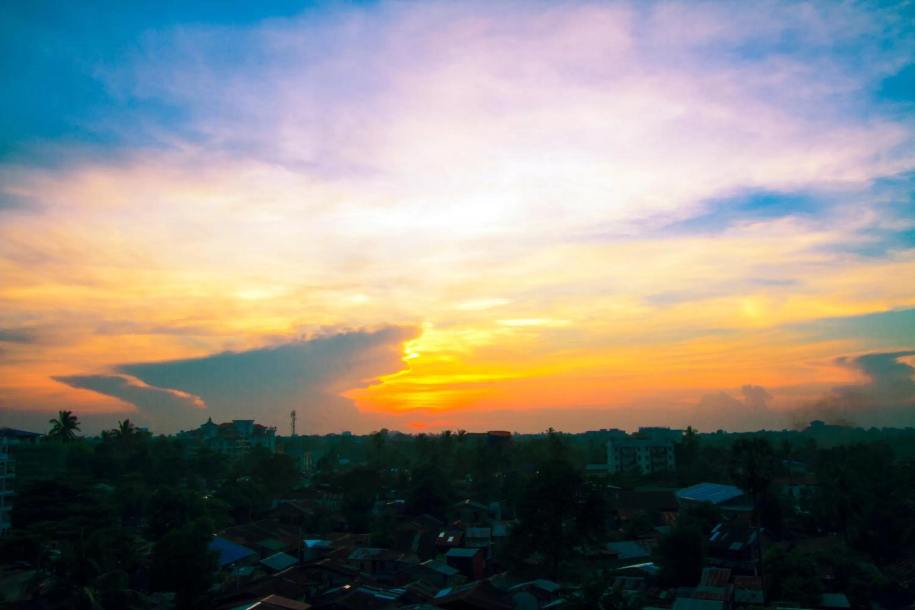 Bird's eye view in Hotel Yankin