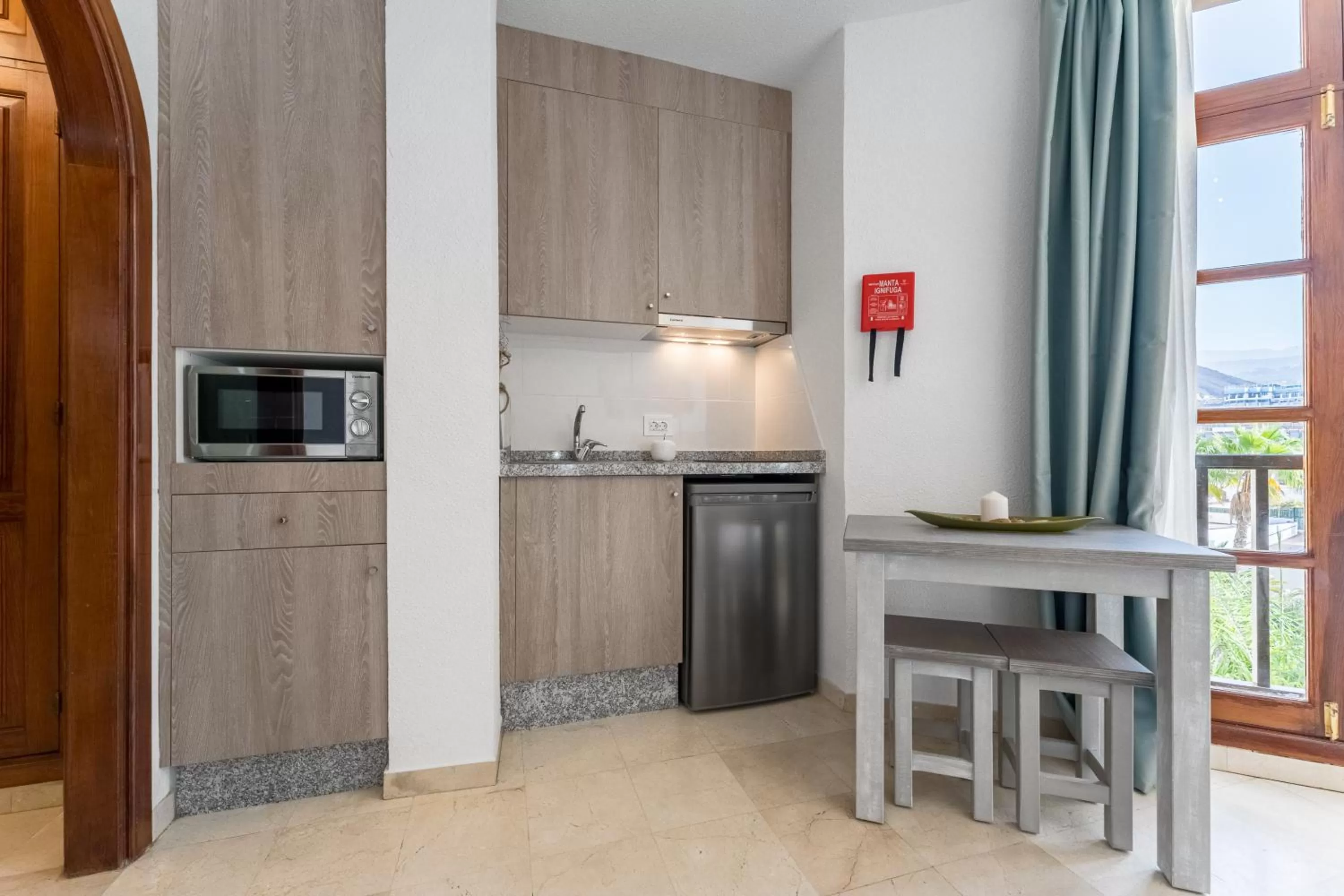 Kitchen or kitchenette in Klayman Olivina Aparthotel