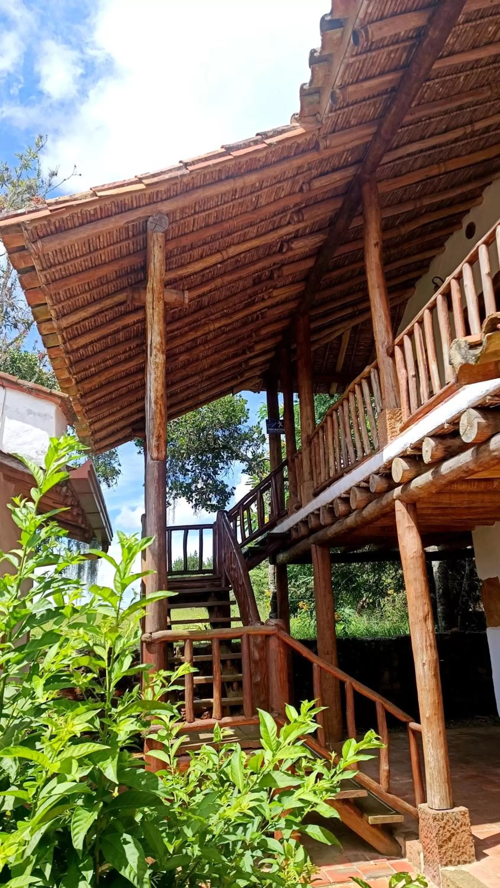 Balcony/Terrace in Hotel Buenosaires Barichara