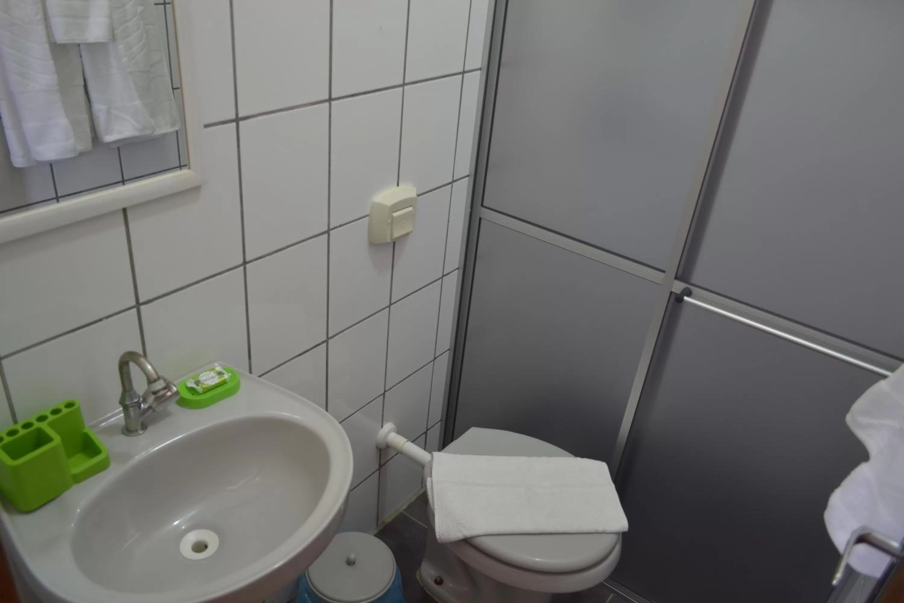 Bathroom in Pousada Água da Fonte