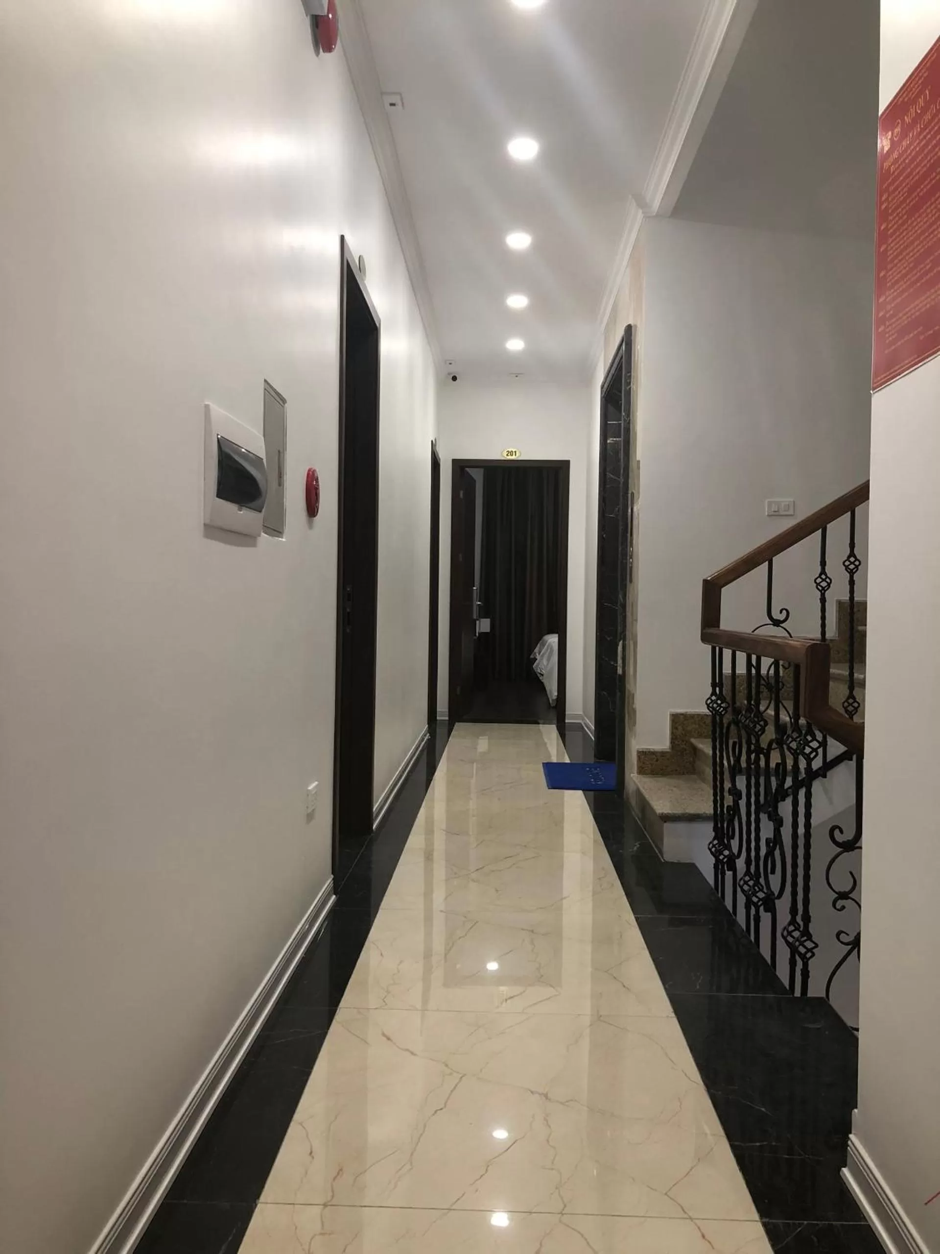 Floor plan in Minh Phong Hotel Ha Long