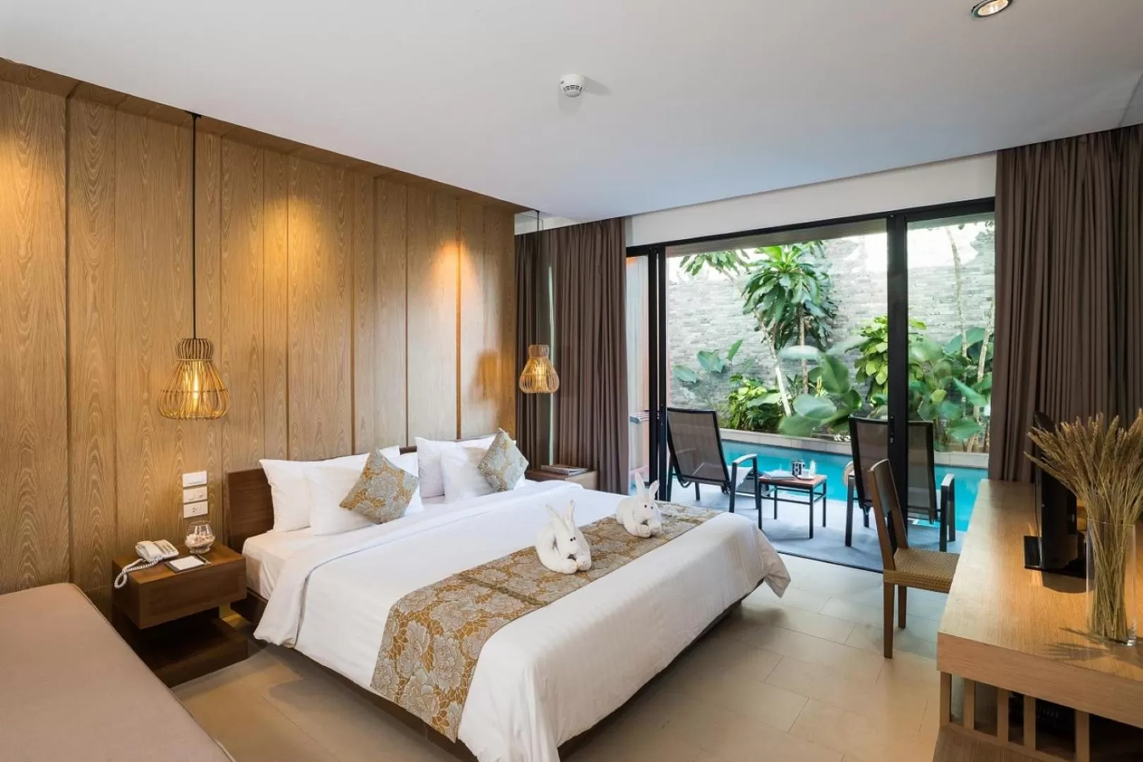 Bed in KC Grande Resort Koh Chang