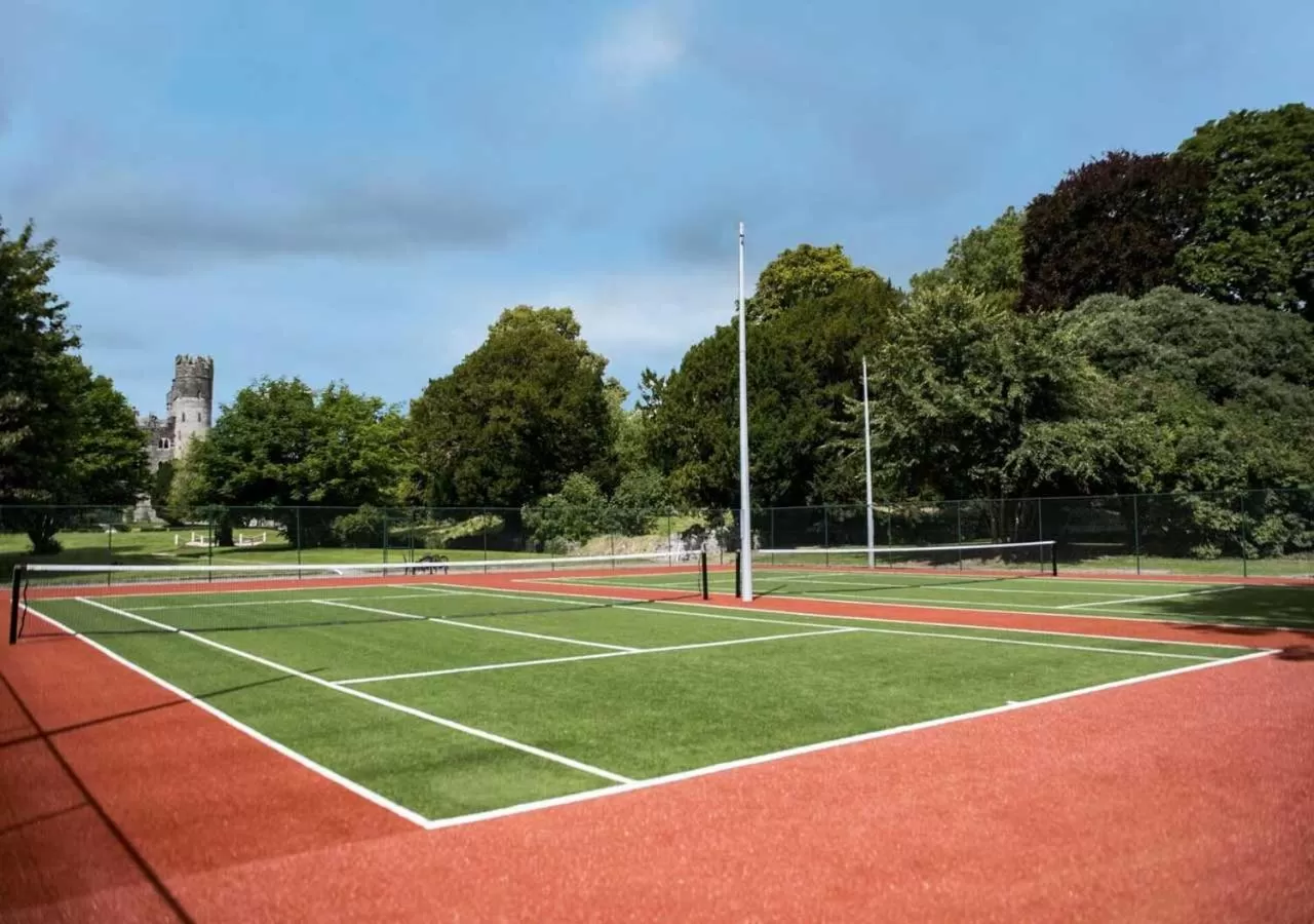 Tennis court in Kilkea Castle