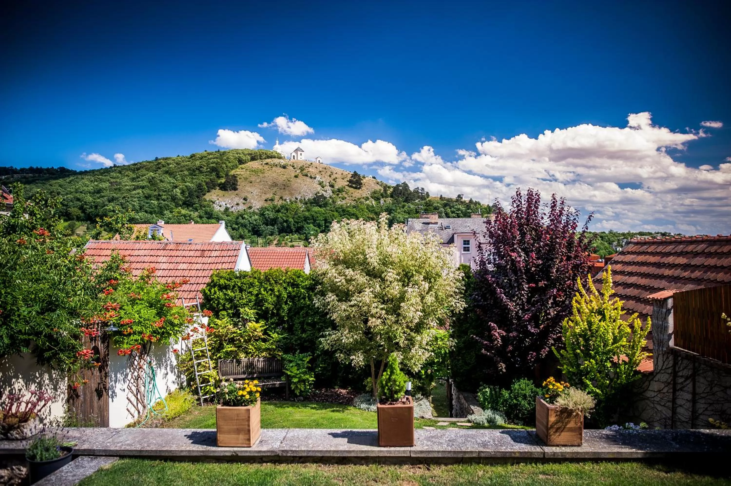 Landmark view, View in Boutique Hotel Golf Garni