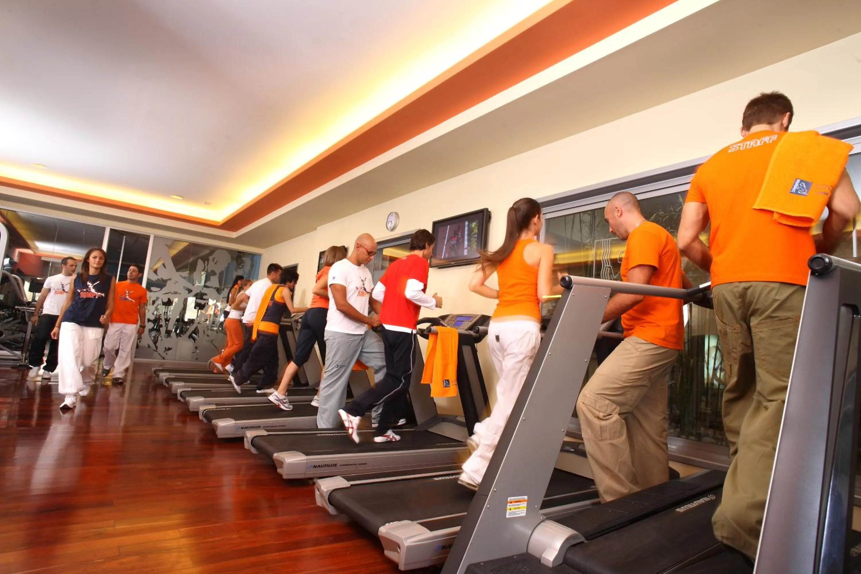Fitness centre/facilities in Hotel Fontana Olente