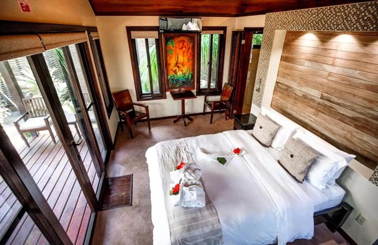 Bed in PUR Boutique Cabanas, Adults Only