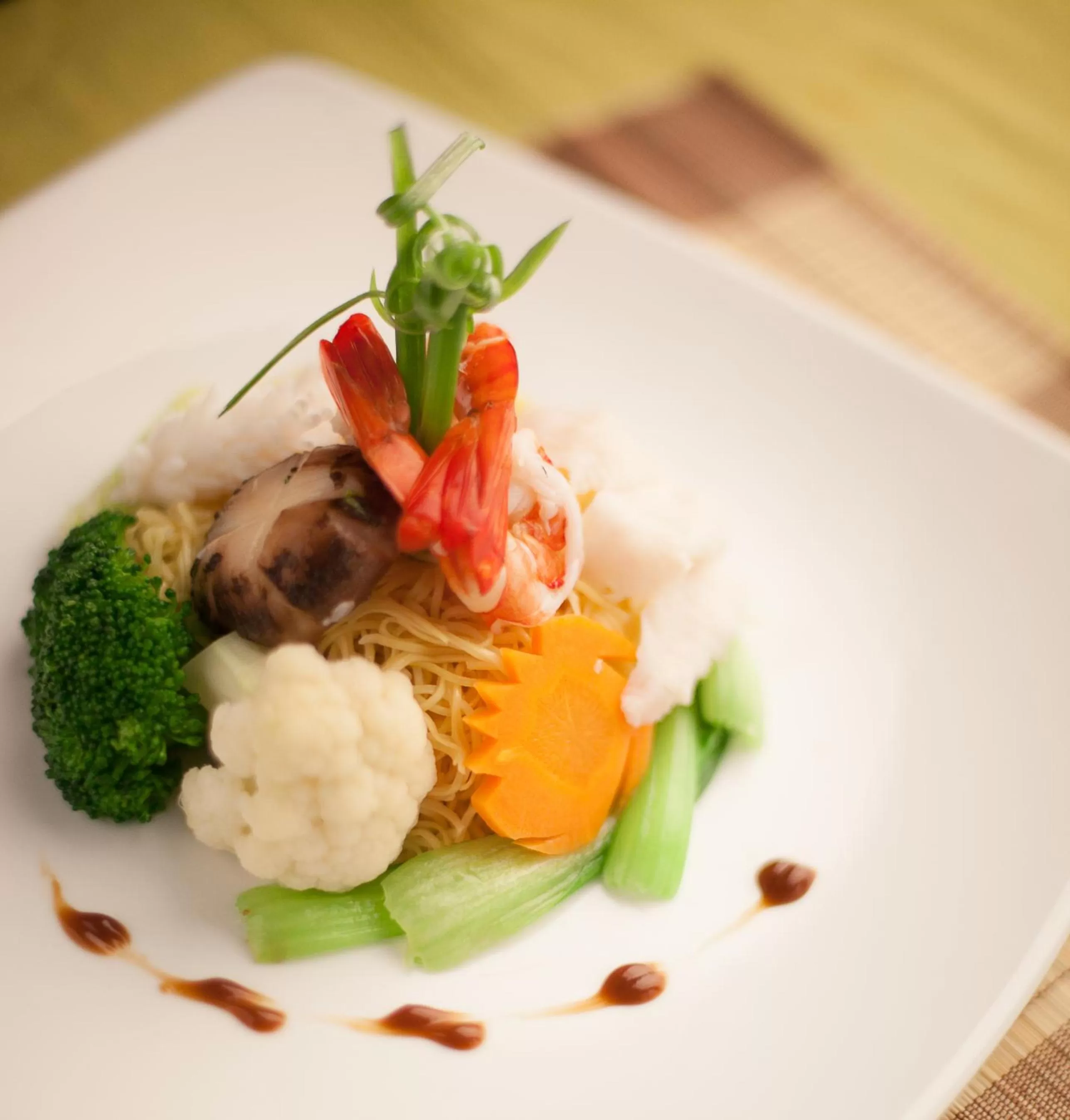 Food close-up in Aquari Hotel