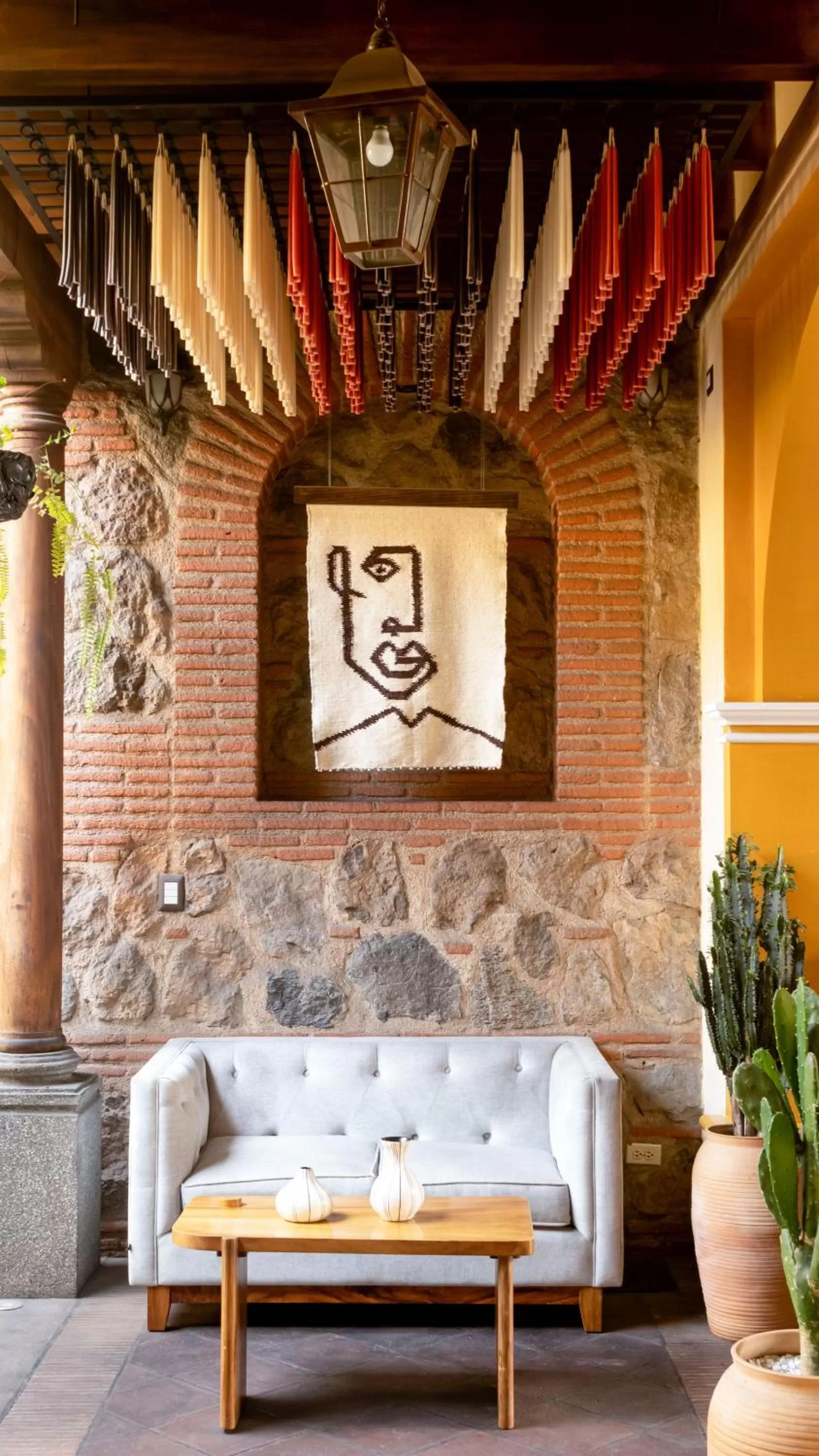 Seating area in Mestizo Antigua