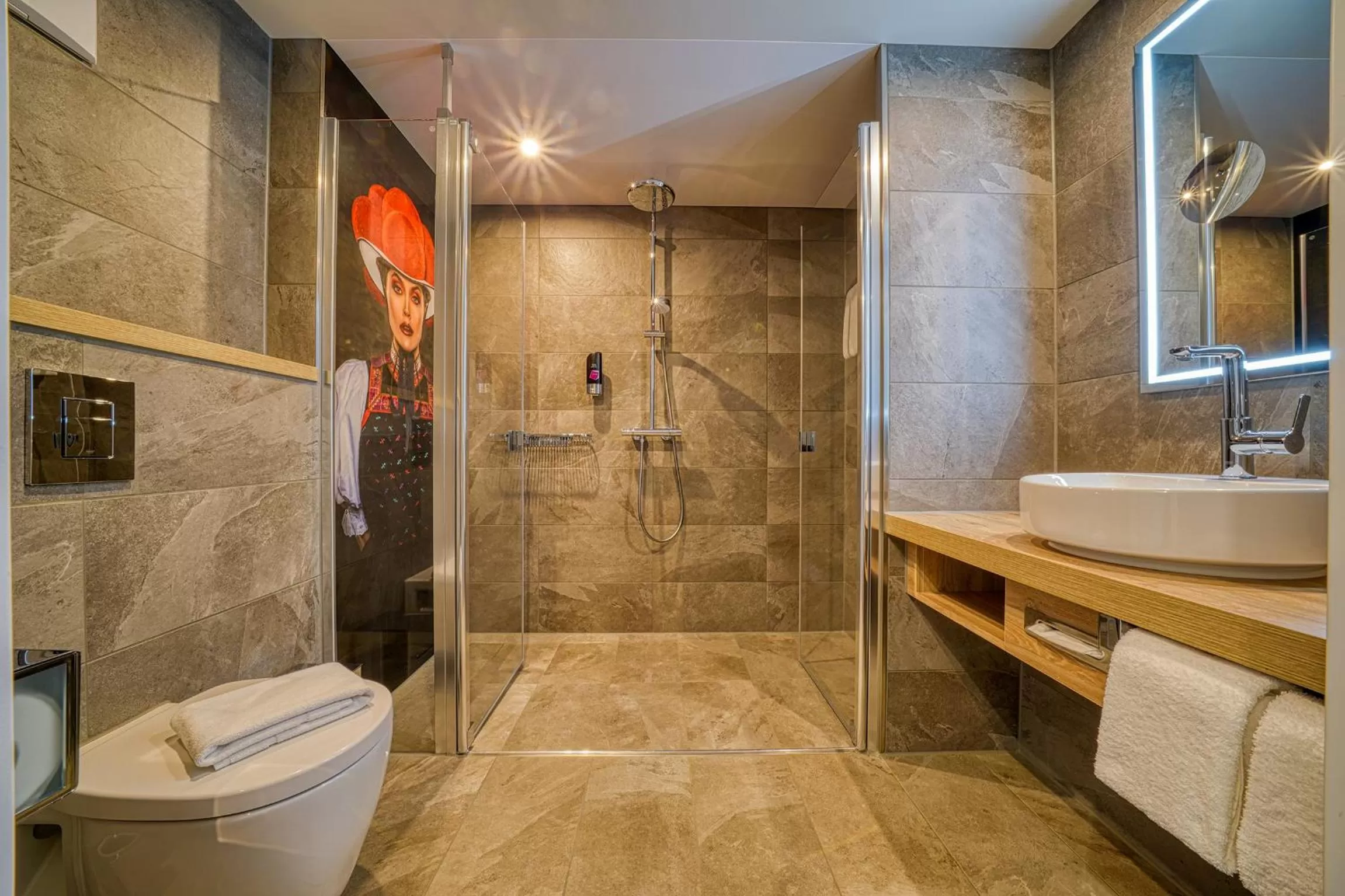 Bathroom in Vienna House Easy by Wyndham Freiburg City