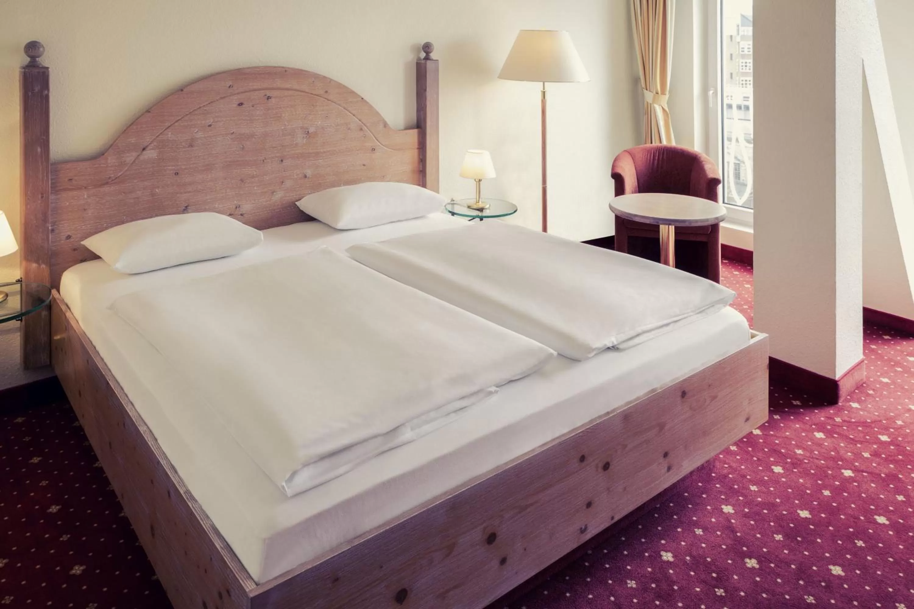 Bed in Mercure Hotel Berlin Mitte