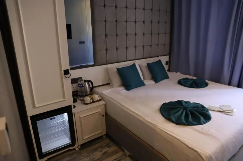 Bed in Hotel Blue Ottoman