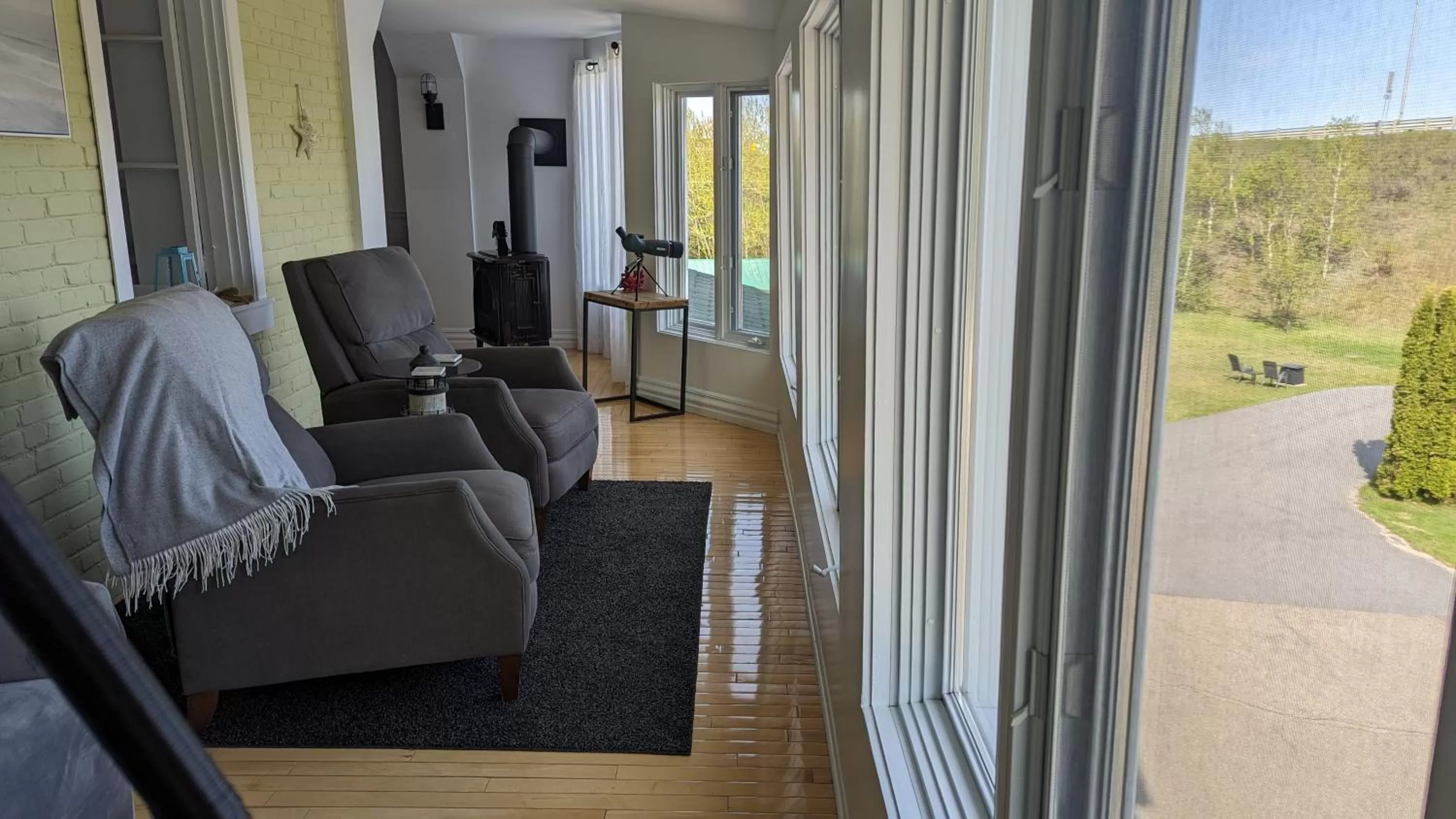 Seating Area in La Gentilhommière Motel et Suites B Vue sur Mer