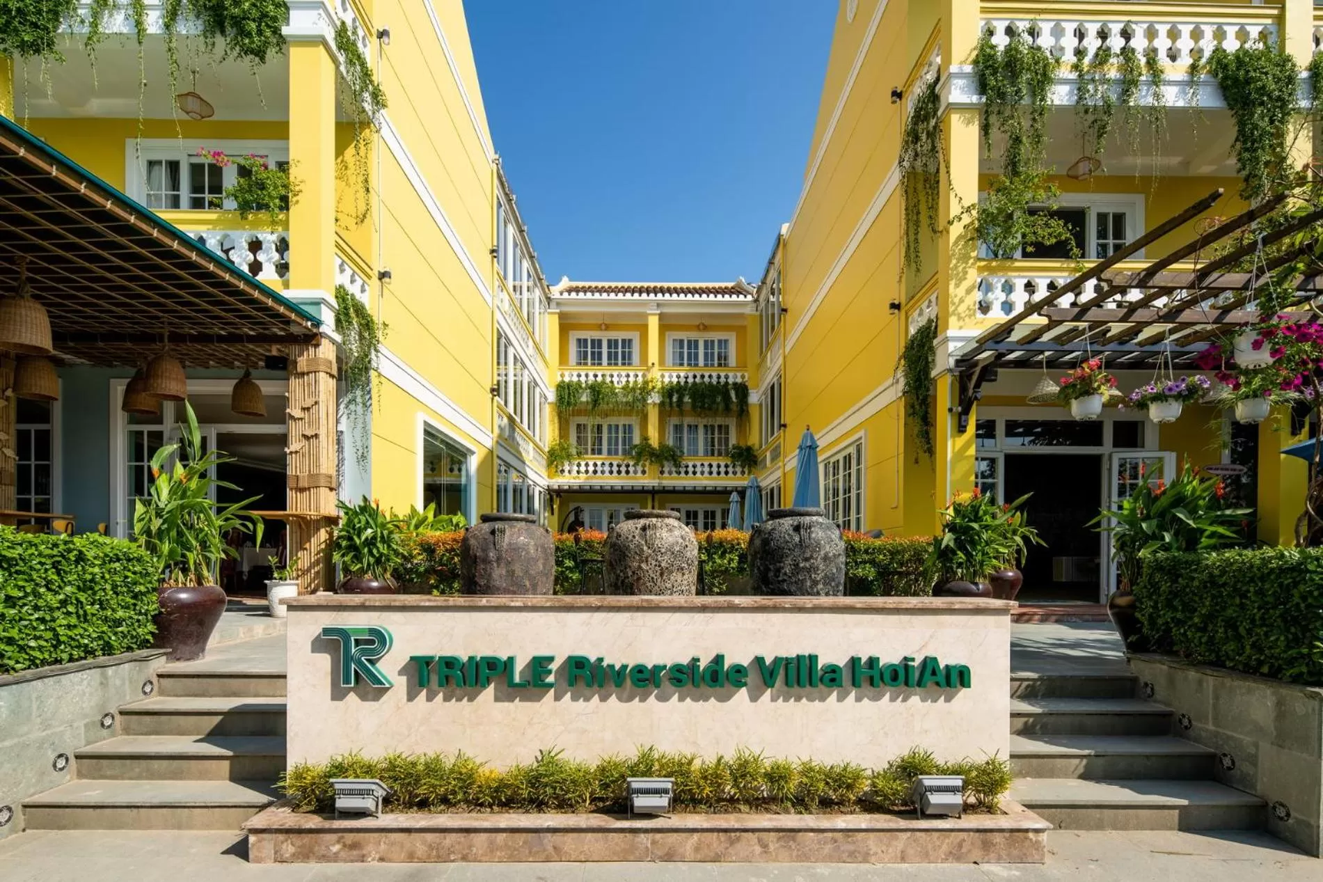 Property logo or sign, Property Building in TRIPLE Riverside Villa Hotel HoiAn
