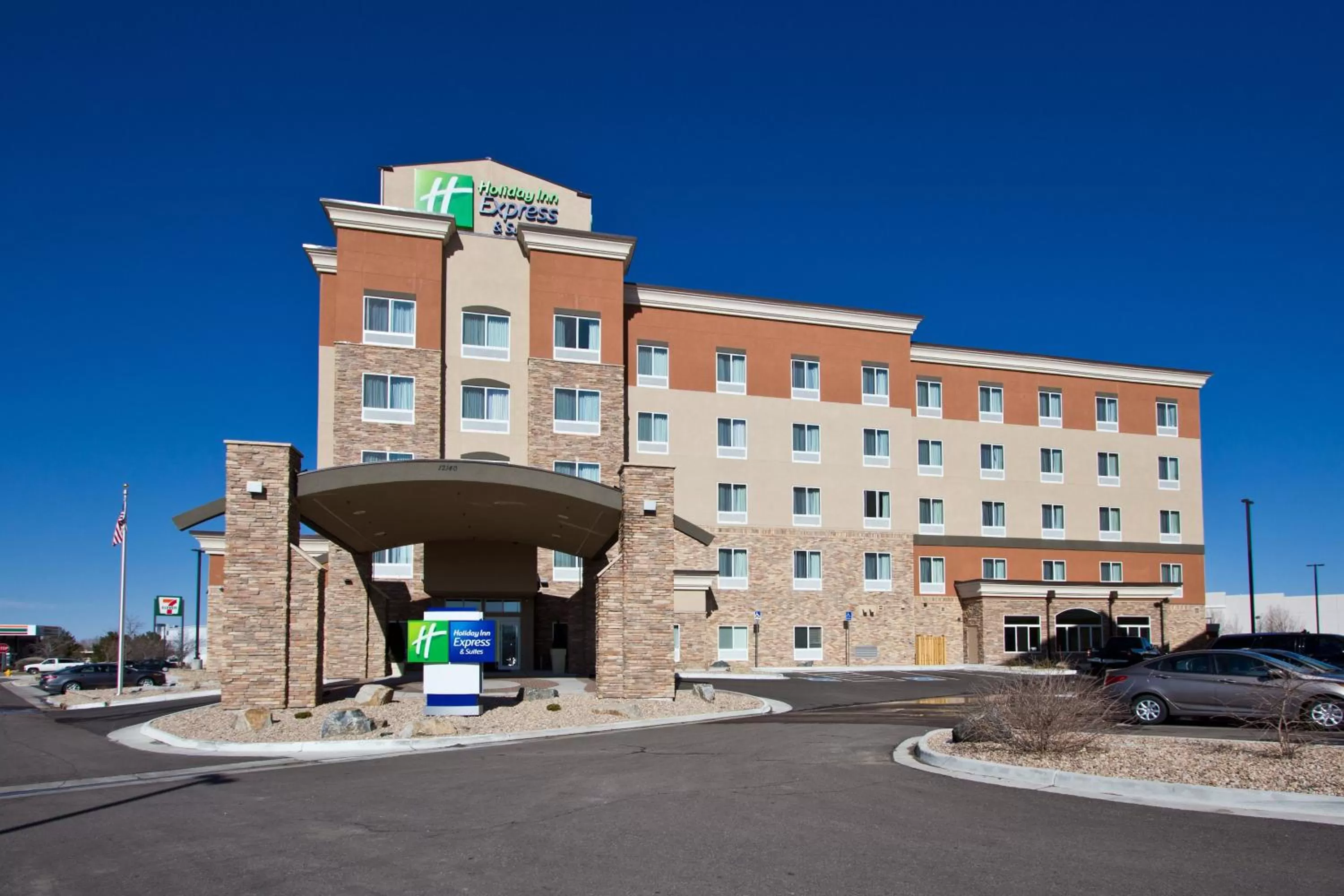 Property building in Holiday Inn Express and Suites Denver East Peoria Street by IHG