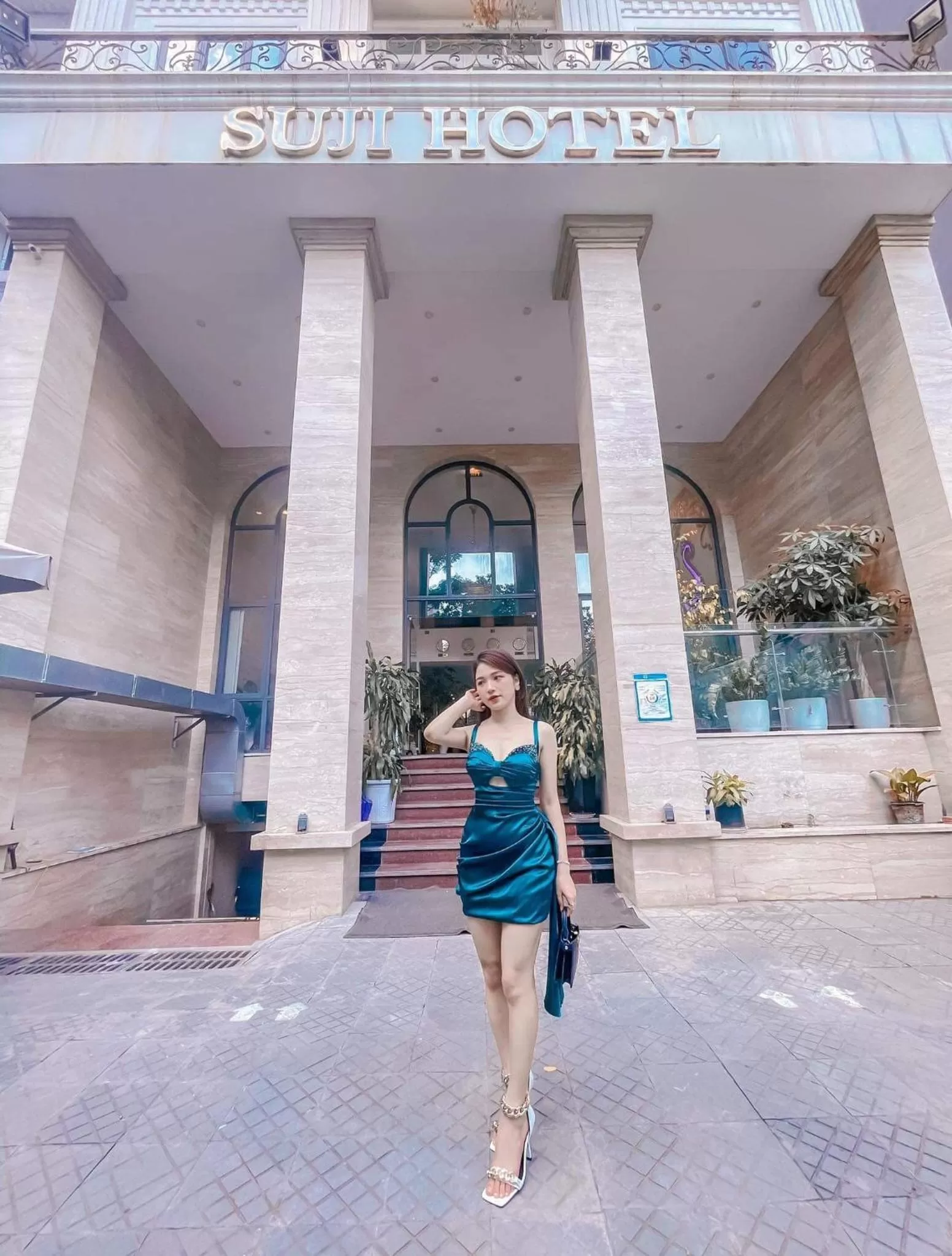 Facade/entrance in Hanoi Suji Hotel