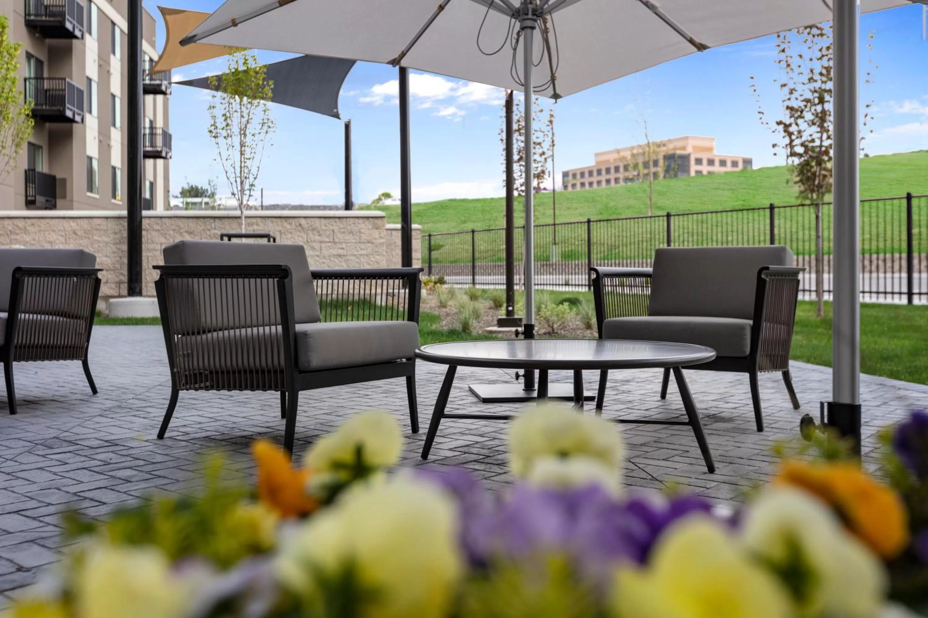 Patio in WaterWalk Extended Stay by Wyndham Boise Meridian