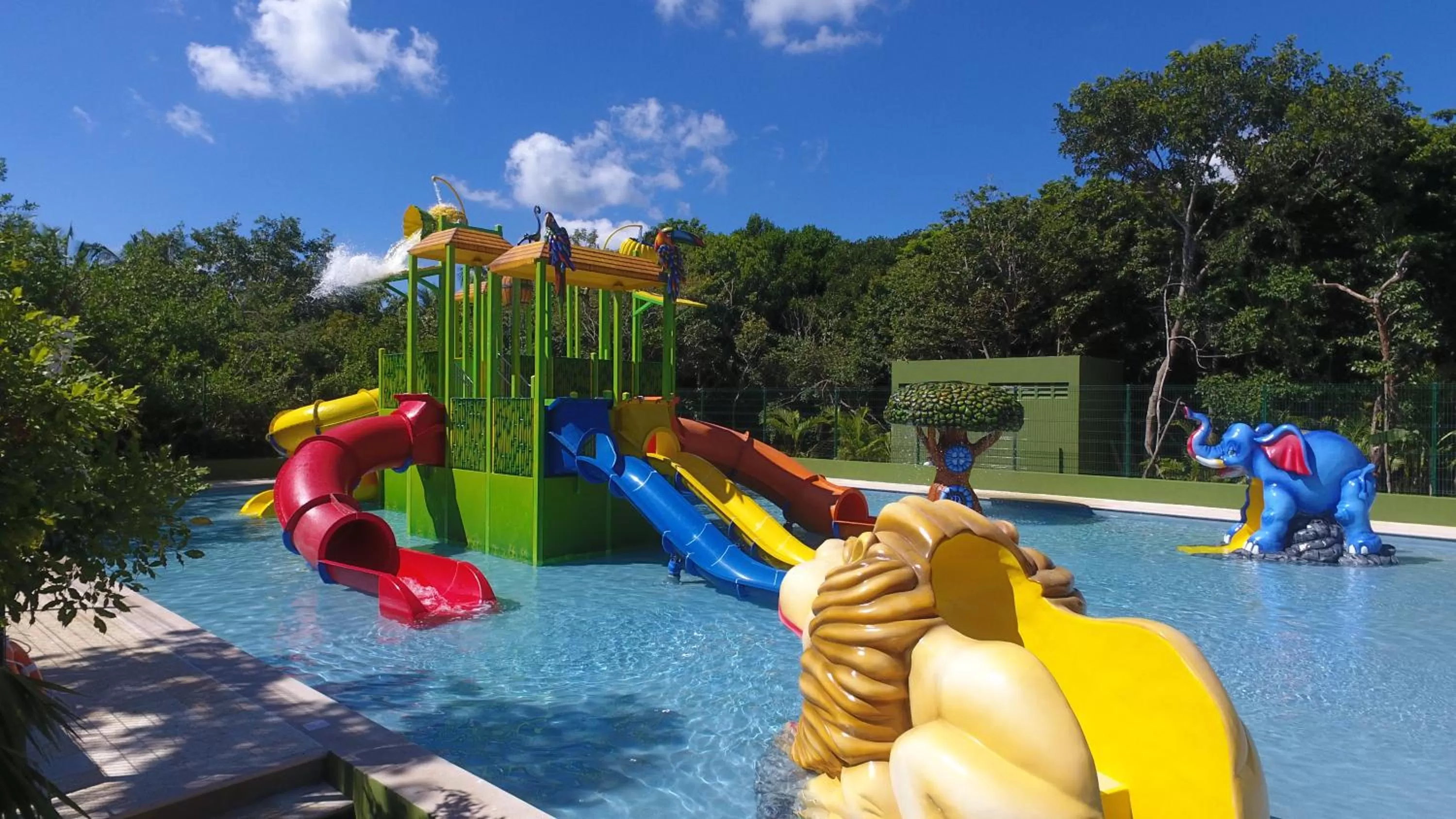 Aqua park in Dreams Tulum Resort & Spa