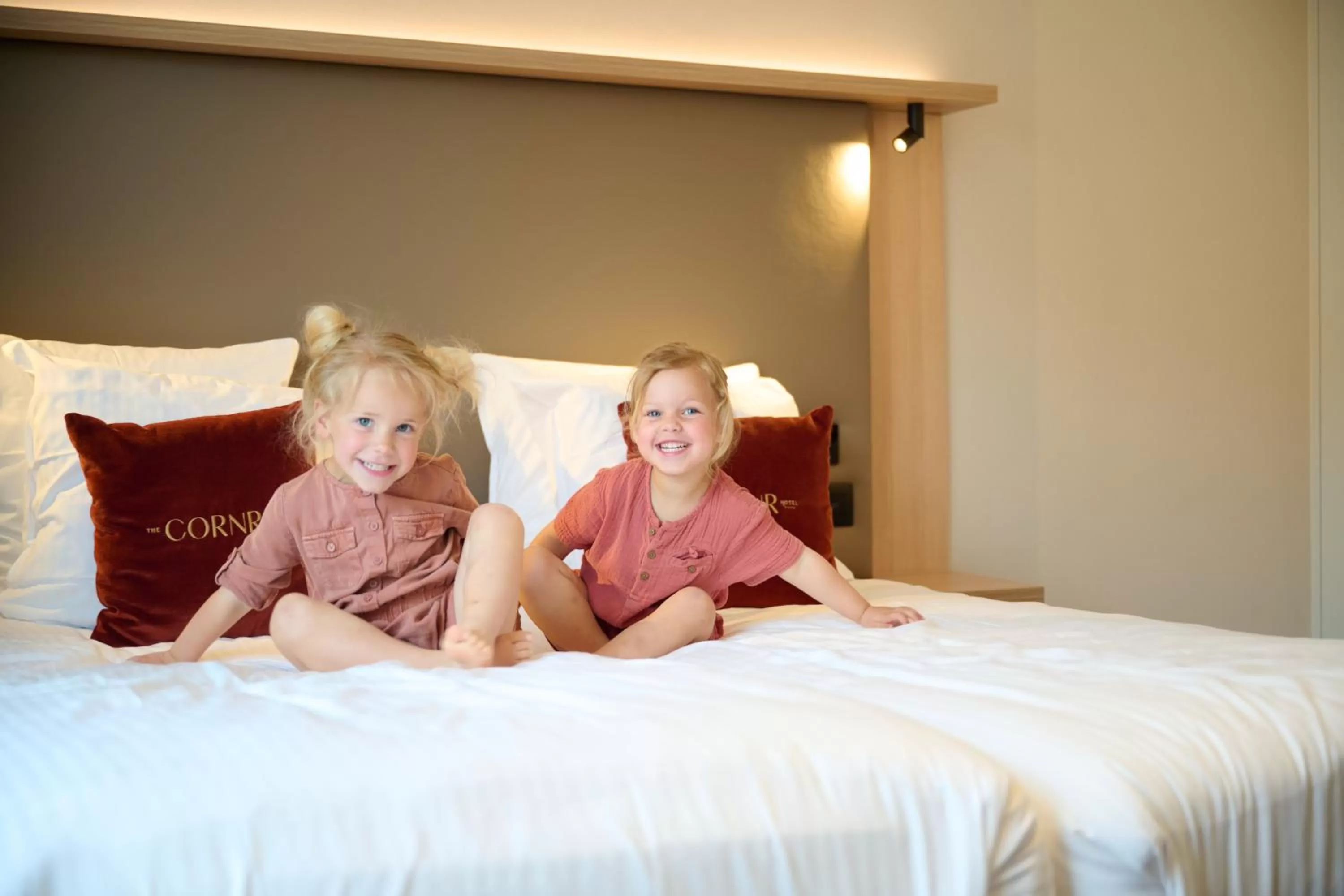 People, Bed in The CORNR Hotel