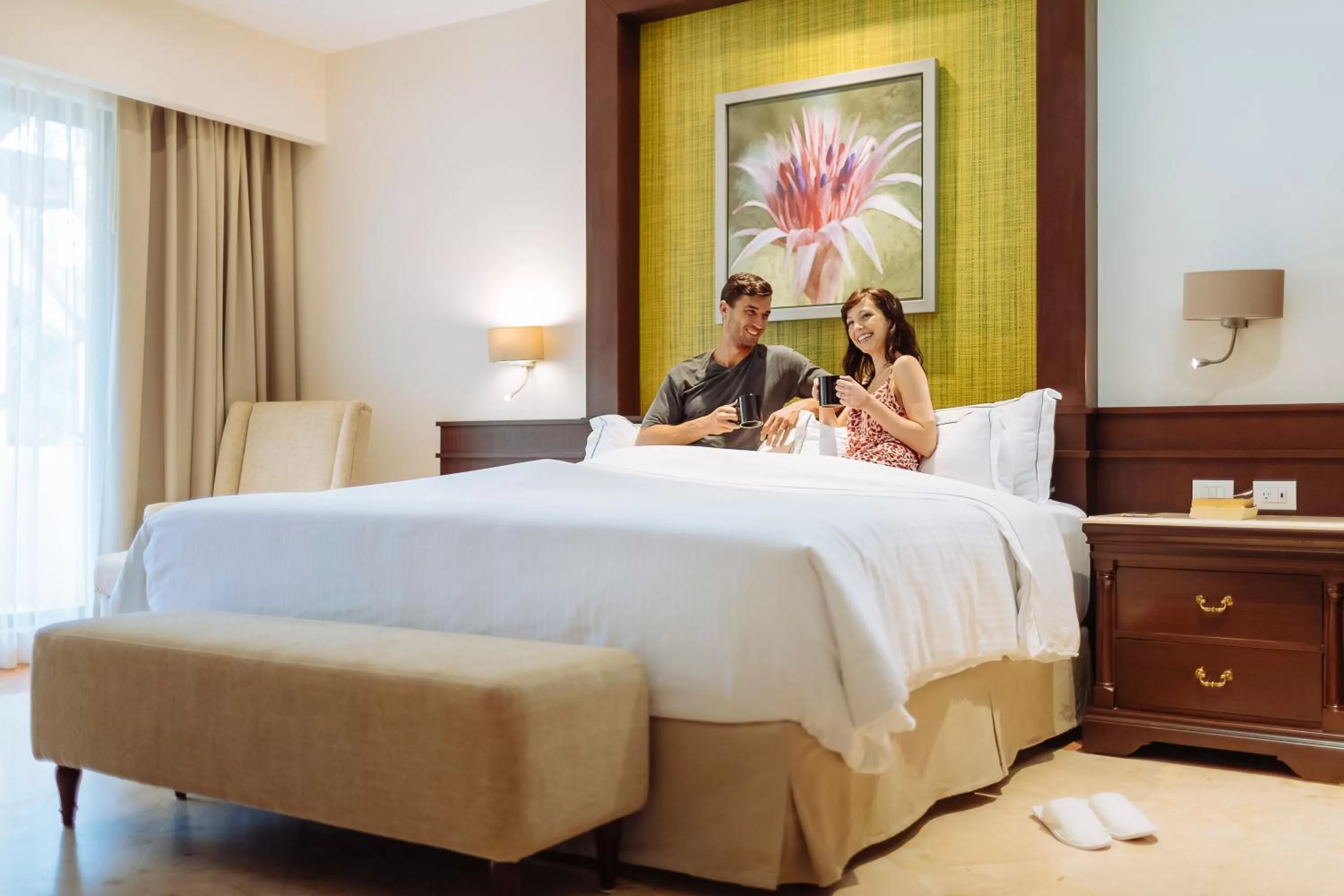 Bedroom, Bed in Occidental at Xcaret Destination - All Inclusive