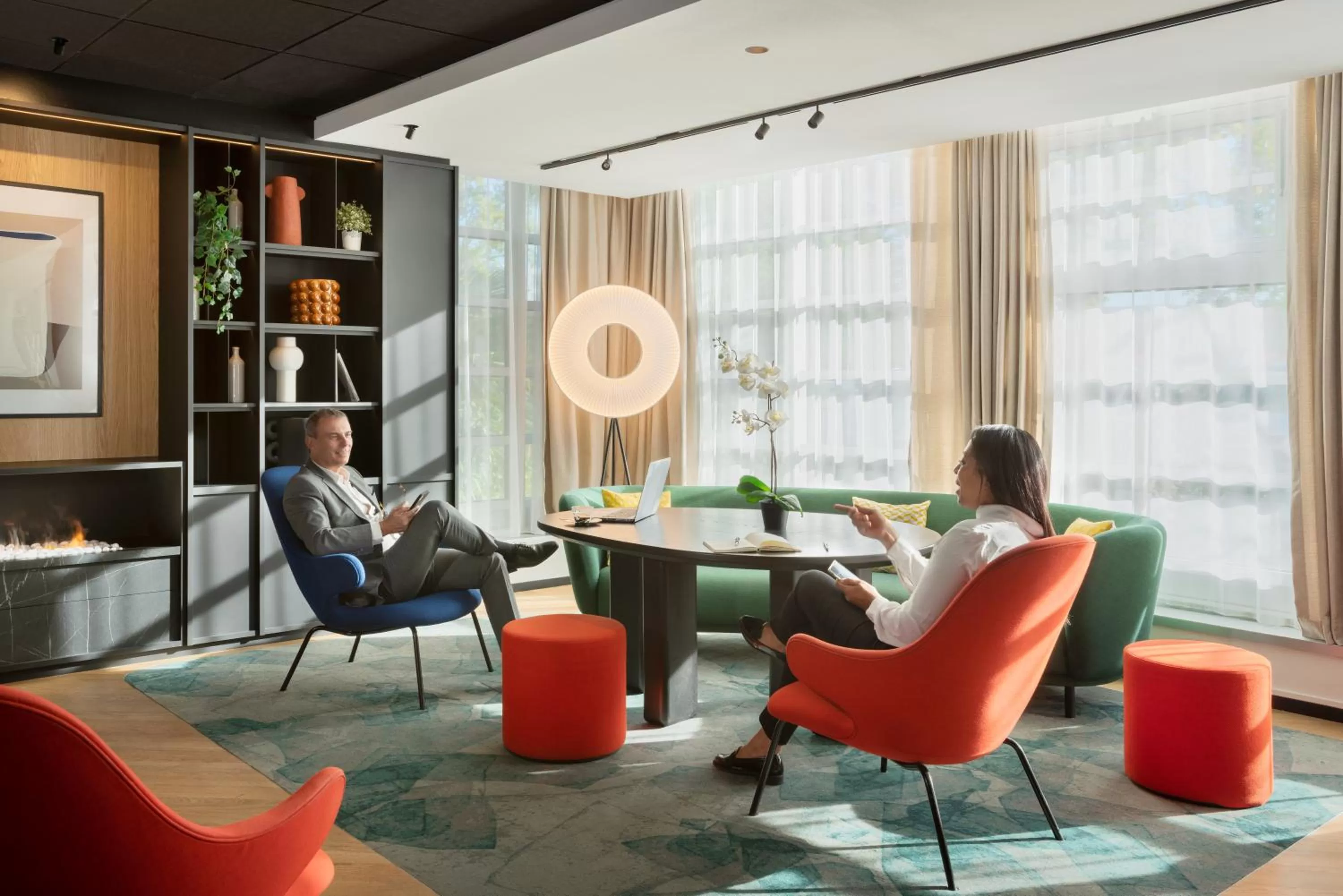 People in Novotel Suites Paris CDG Airport Villepinte