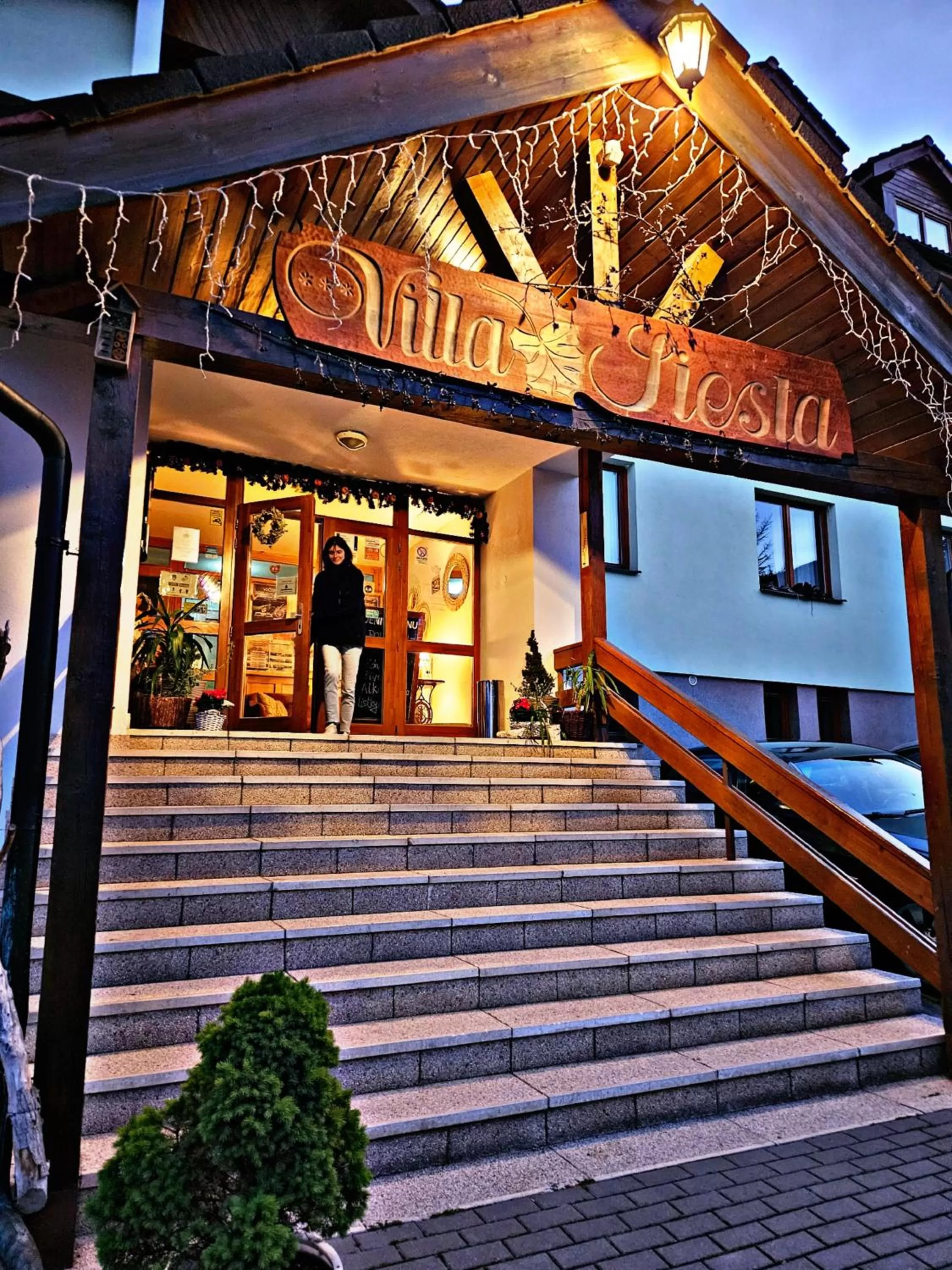 Property building in Hotel Villa Siesta