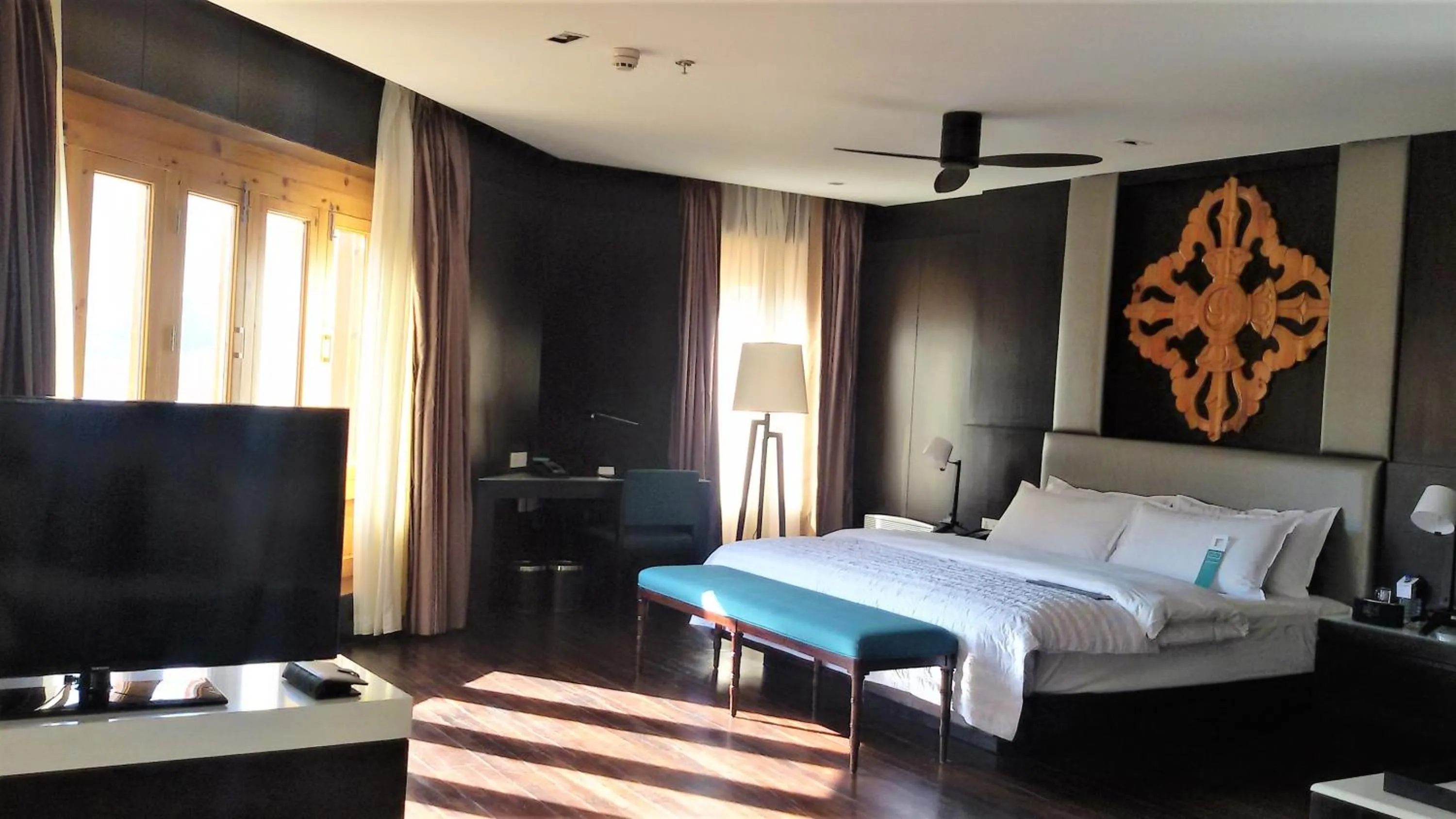 Bed in Le Meridien Paro Riverfront