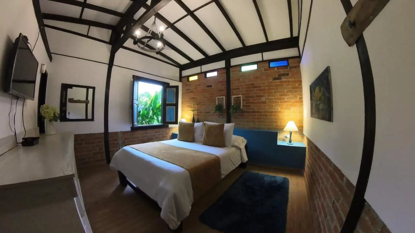 Bed in Hotel Vísperas