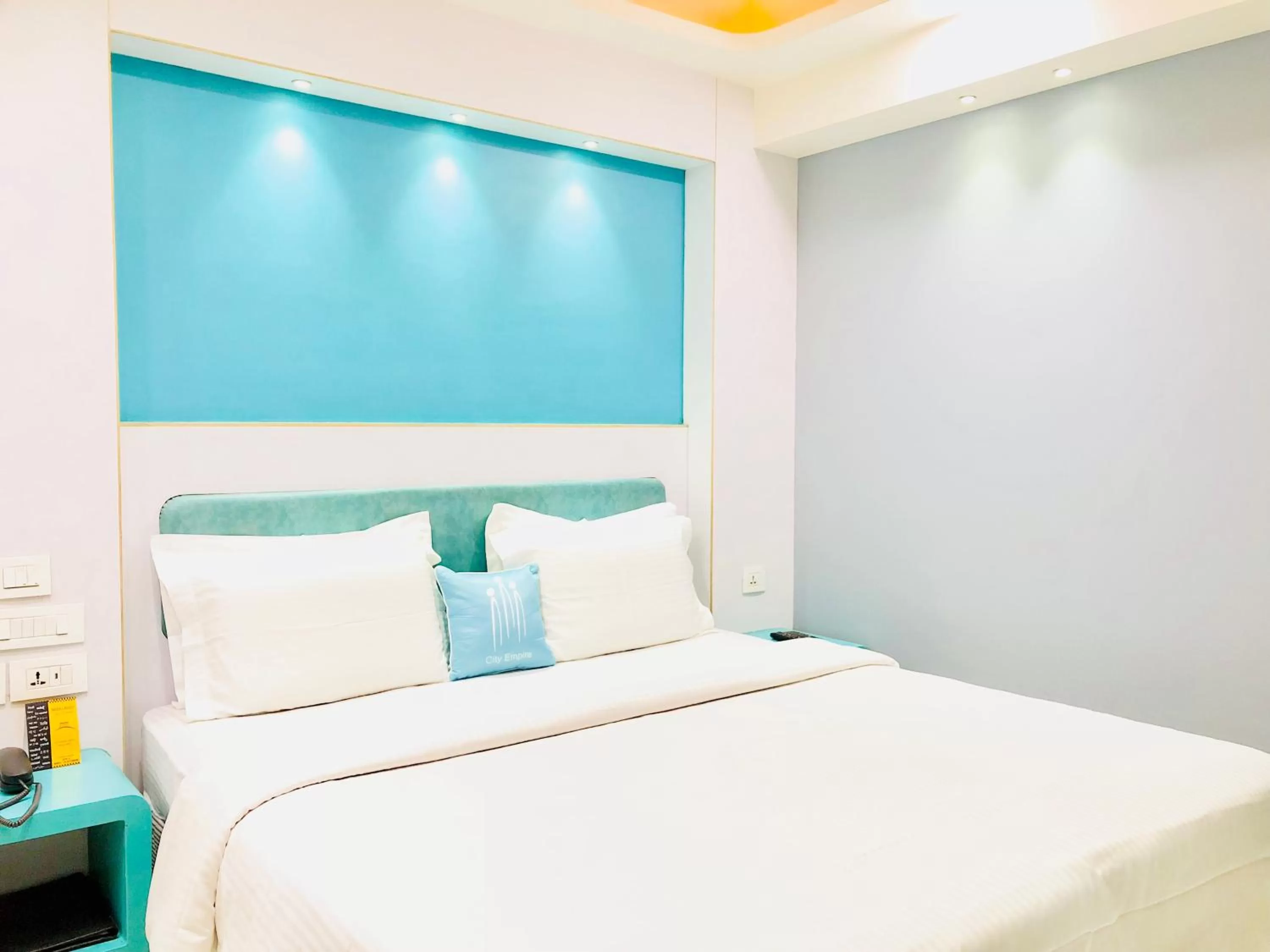 Photo of the whole room, Bed in City Empire - New Delhi Railway Station, Near Connaught Place